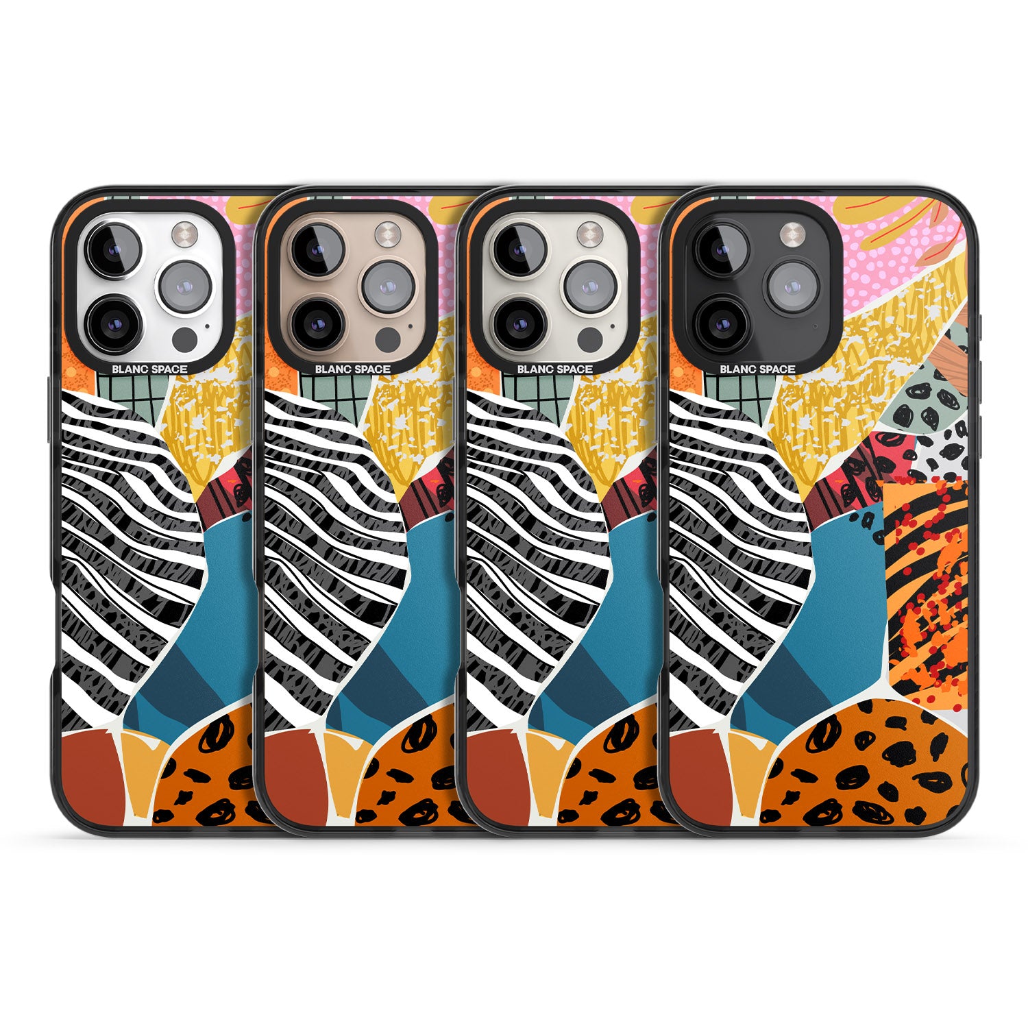 iPhone 16 Pro Max Print Passion Black Impact Phone Case