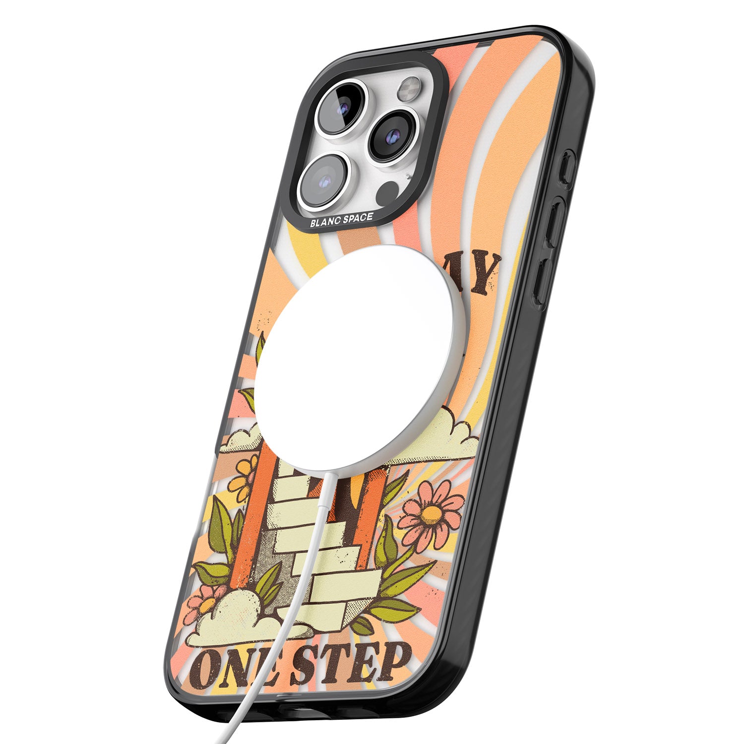 iPhone 16 Pro Max One Day One Step Black Impact Phone Case + Magsafe