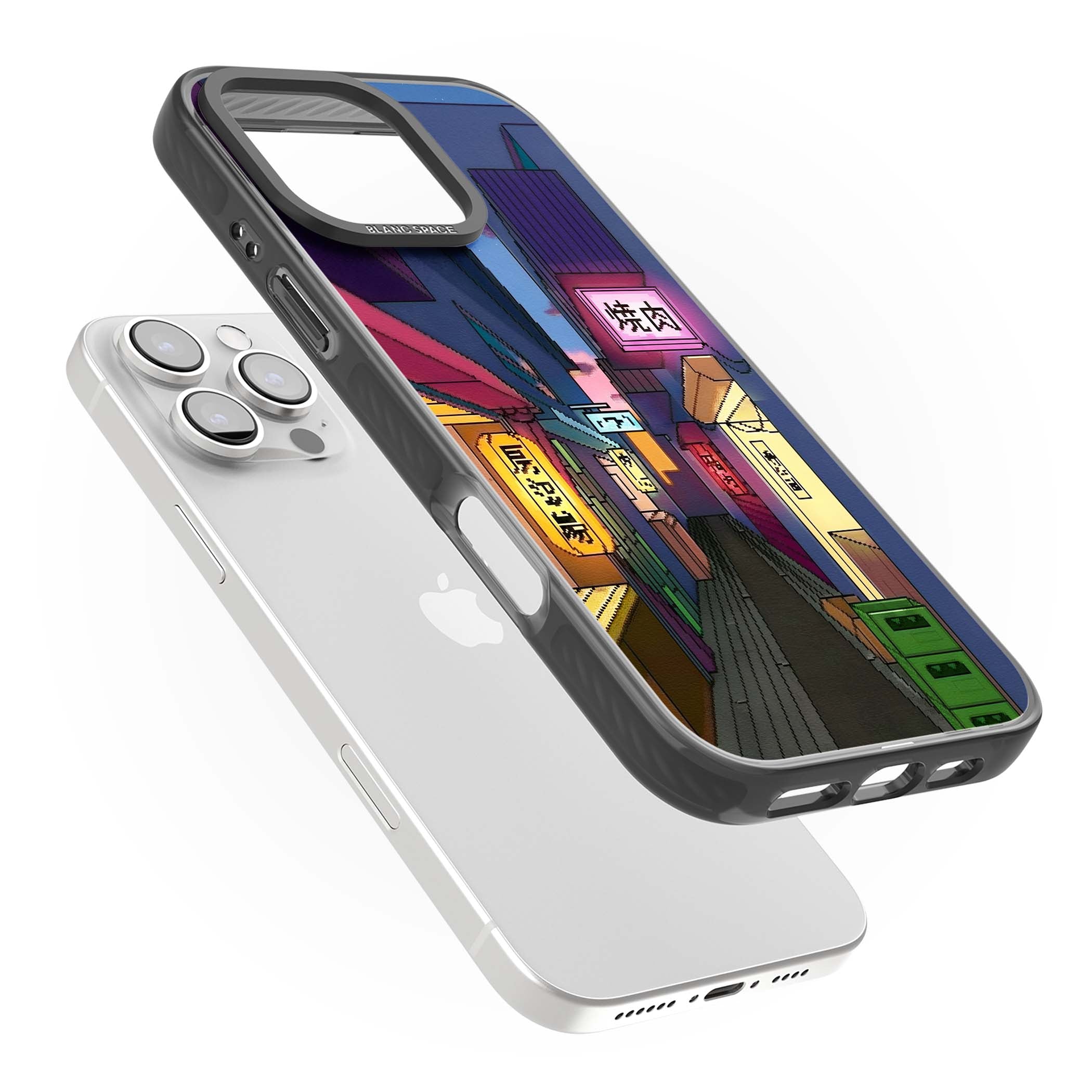 Nights In The Yokocho for him iPhone case | Black Impact Magsafe case for iPhone 16 Pro, iPhone 16 Pro Max