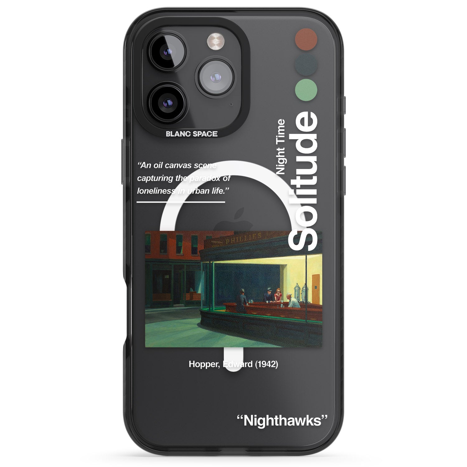 iPhone 16 Pro Max Nighthawks Black Impact Phone Case