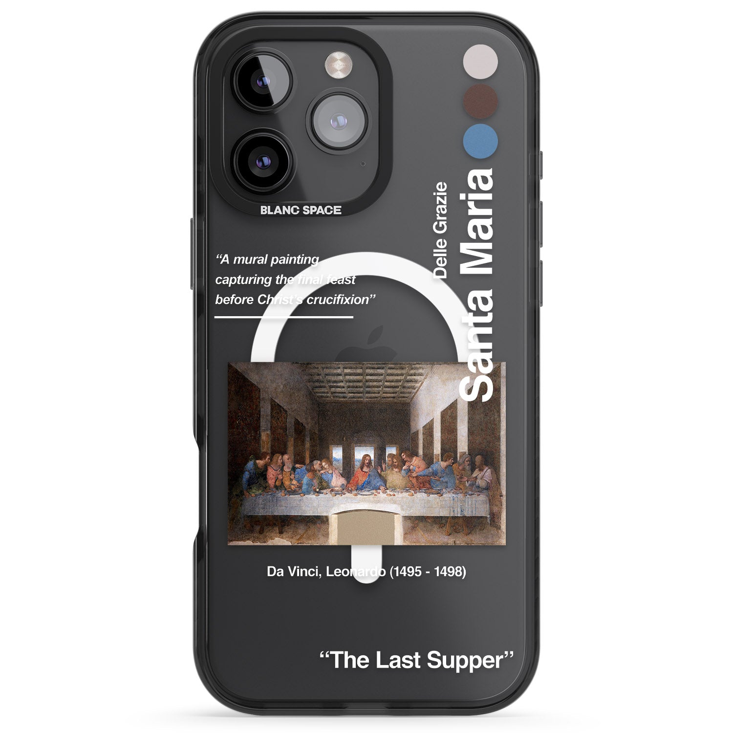 iPhone 16 Pro Max The Last Supper Black Impact Phone Case