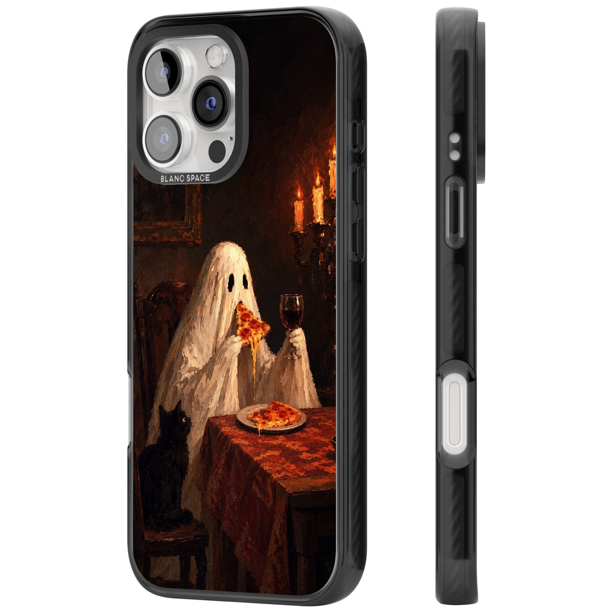 Lonely Night In iPhone 16 Pro / iPhone 16 Pro Max Impact Black Phone Case side