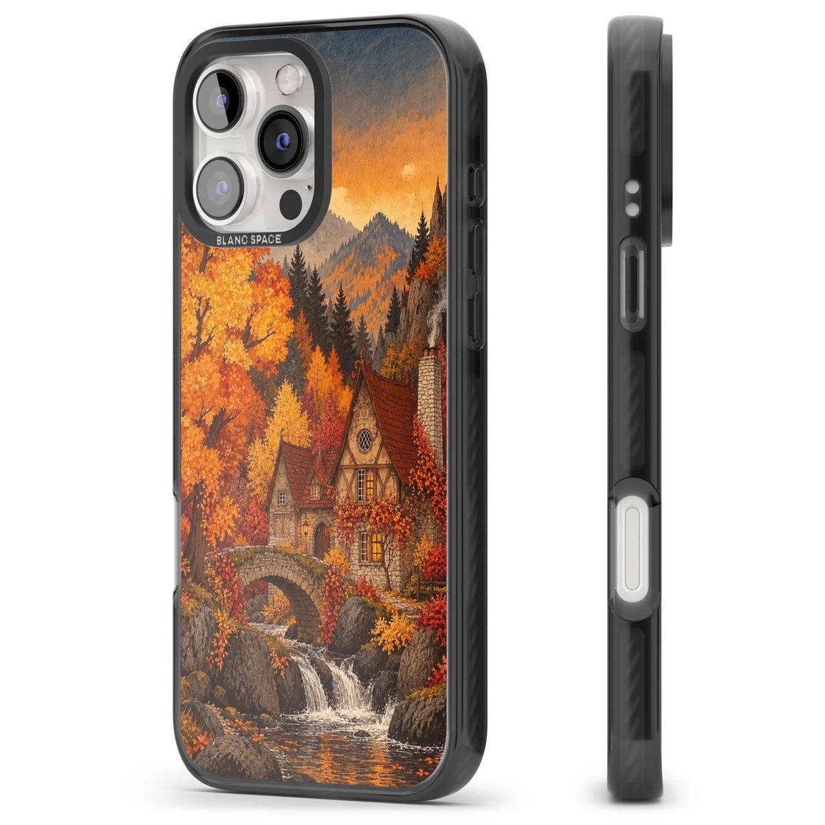 Auburn Cottage iPhone case | Black Impact case for iPhone 16 Pro, iPhone 16 Pro Max