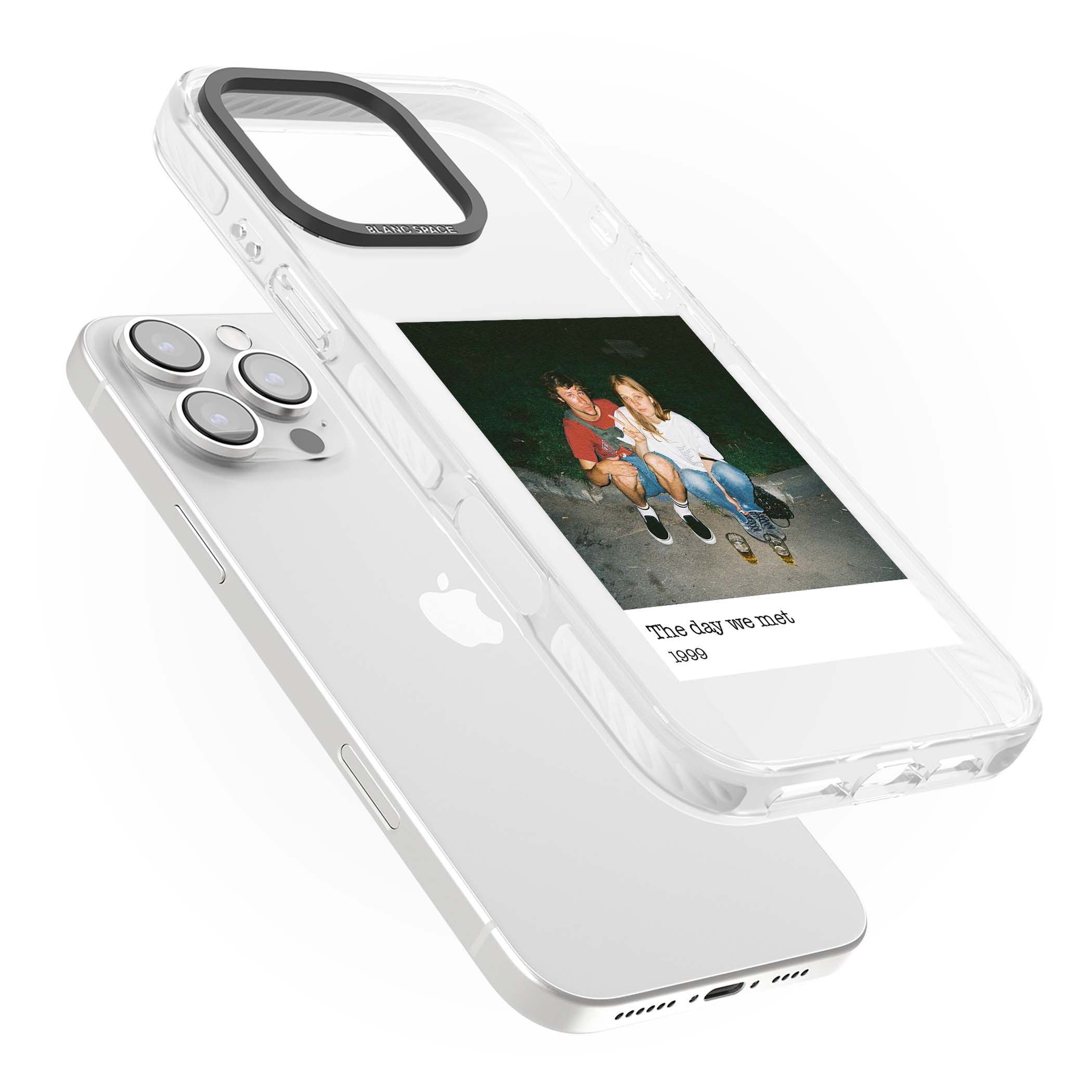 Photo Memory minimal iPhone case | Clear Impact case for iPhone 16 Pro, iPhone 16 Pro Max