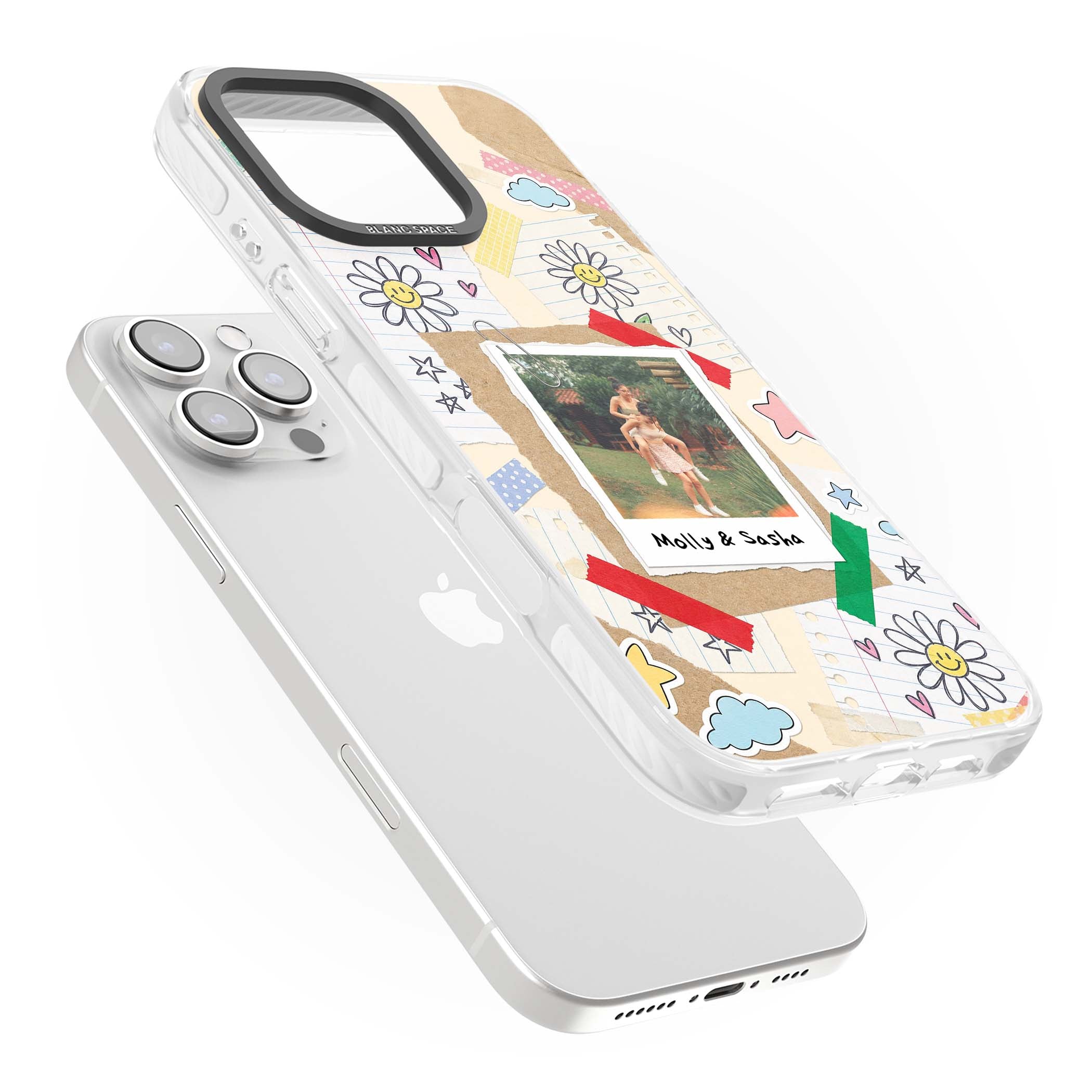 Scrapbook Photo coquette iPhone case | Clear Impact case for iPhone 16 Pro, iPhone 16 Pro Max