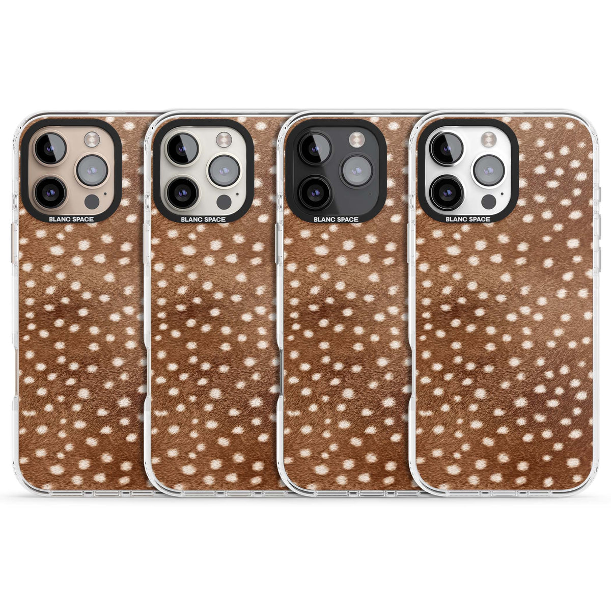 Deer Print animals iPhone case | Clear Impact case for iPhone 16 Pro, iPhone 16 Pro Max