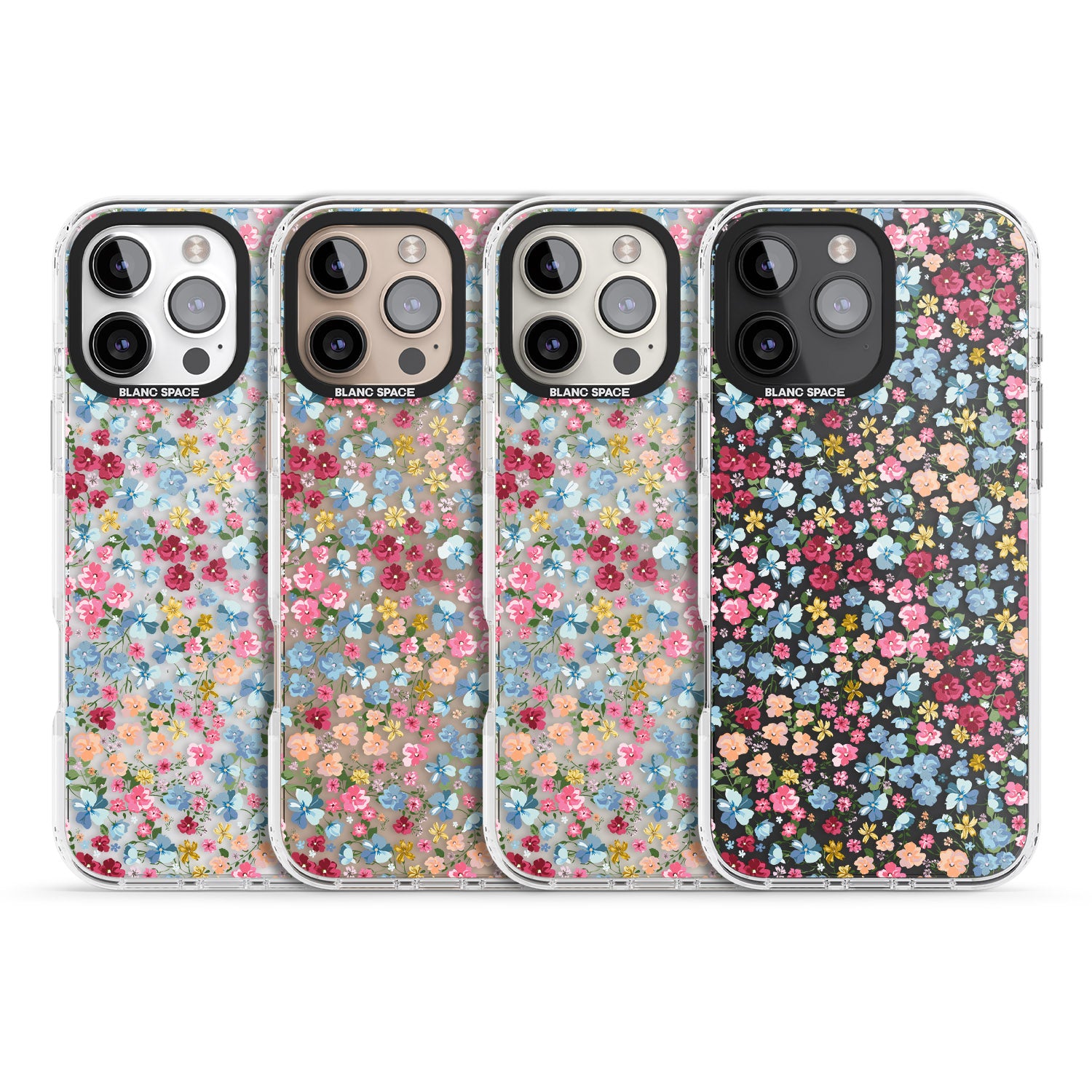 iPhone 16 Pro Max Venetian Meadow Black Impact Phone Case