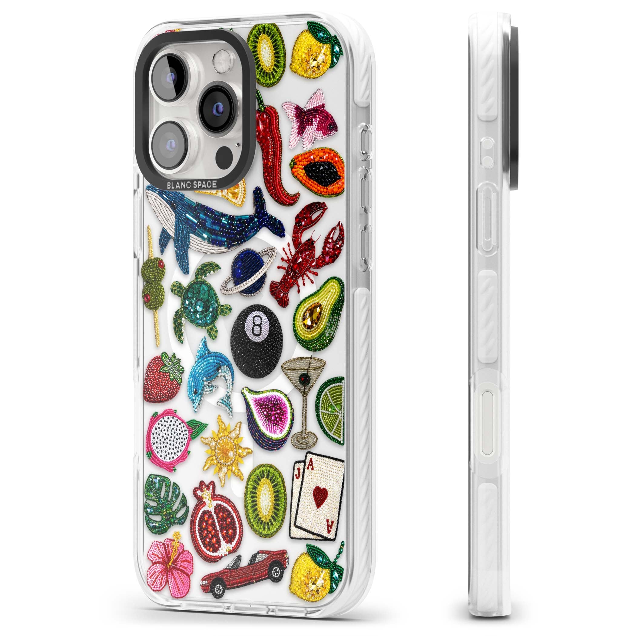 Beaded Mix cute iPhone case | Impact Magsafe case for iPhone 16 Pro, iPhone 16 Pro Max