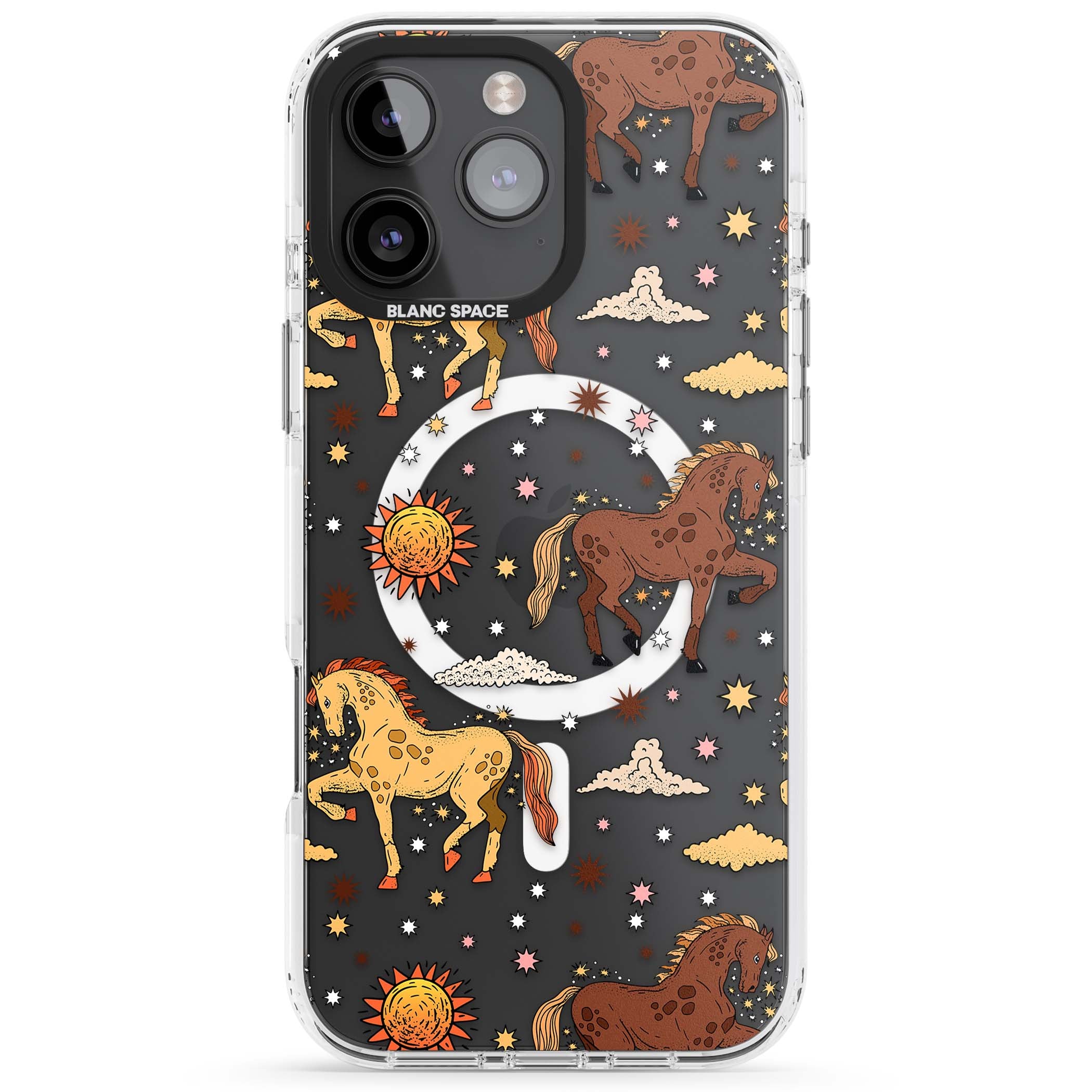 Elevate Your Phone'S Style With This Boho Celestial Sun & Eye Phone Case, Featuring A Mystical Blend Of Suns, All-Seeing Eyes, Butterflies, Stars, And