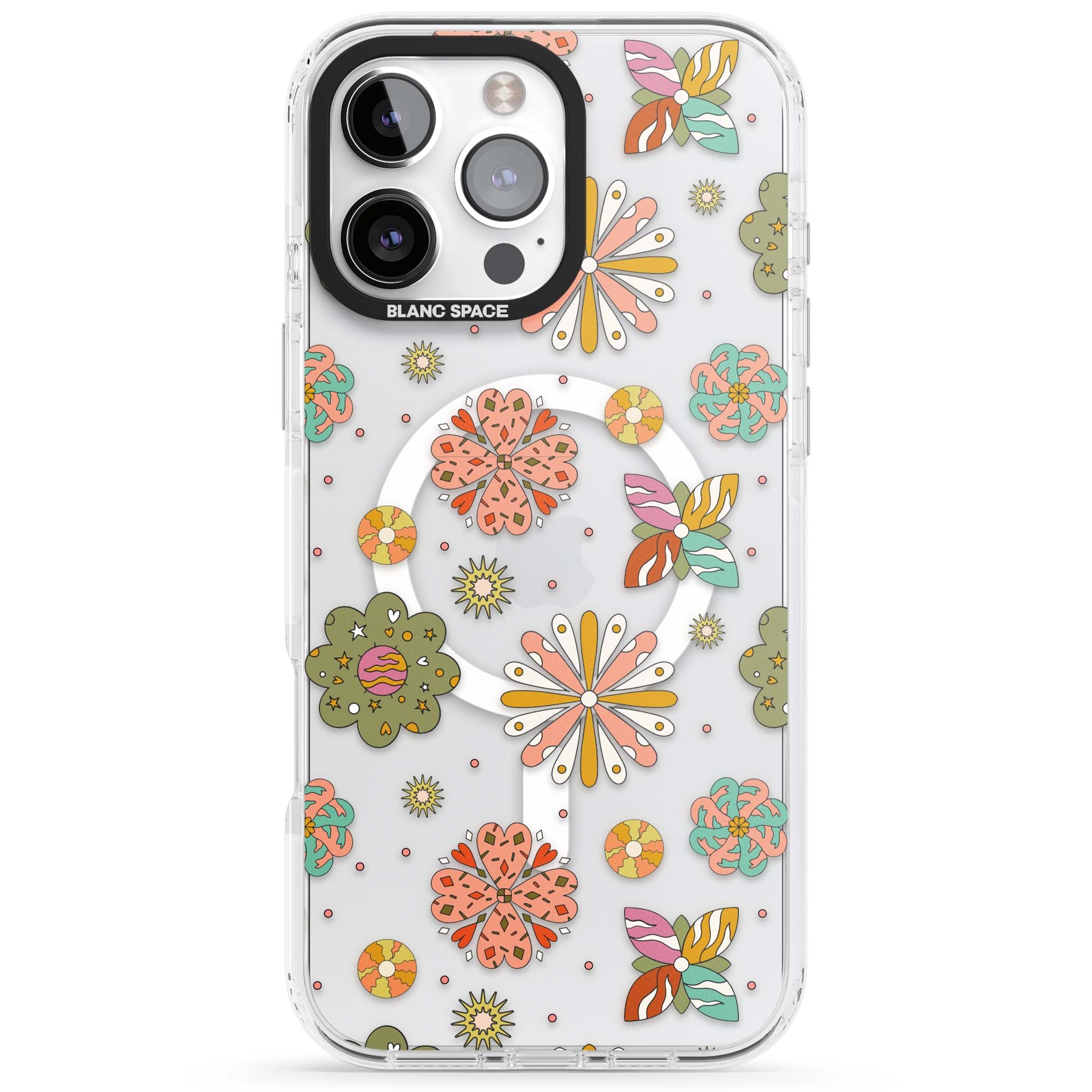 Elevate Your Phone'S Style With This Boho Celestial Sun & Eye Phone Case, Featuring A Mystical Blend Of Suns, All-Seeing Eyes, Butterflies, Stars, And