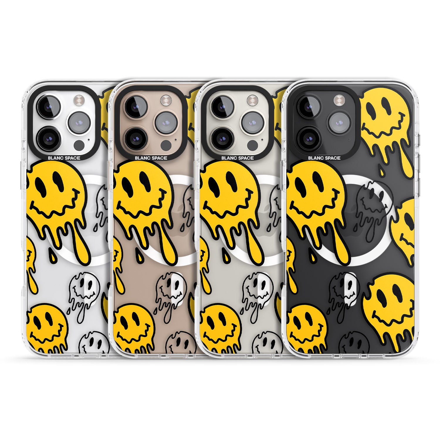 iPhone 16 Pro Max Face Melt Black Impact Phone Case