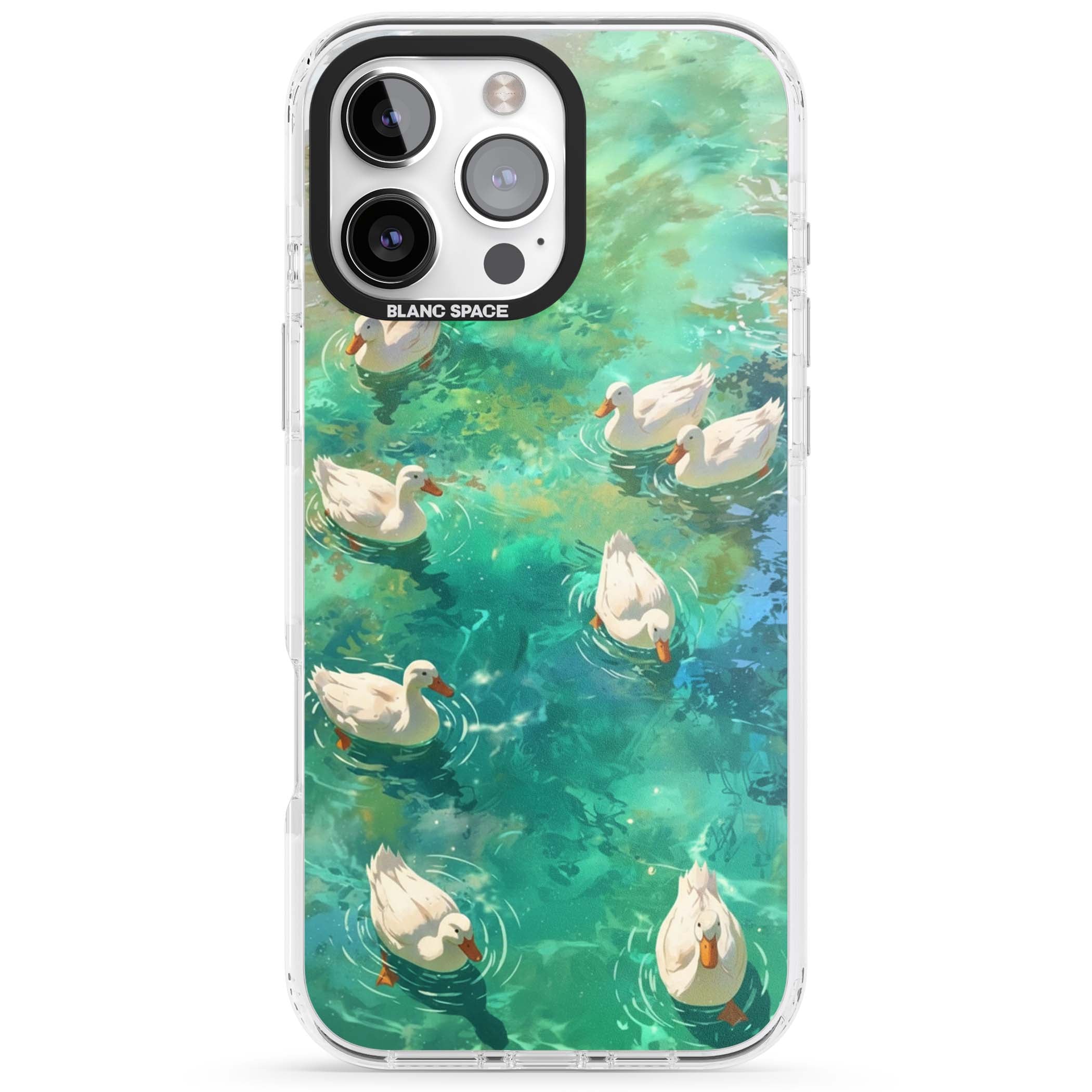 Ducks In The Pond for her iPhone case | Impact Magsafe case for iPhone 16 Pro, iPhone 16 Pro Max