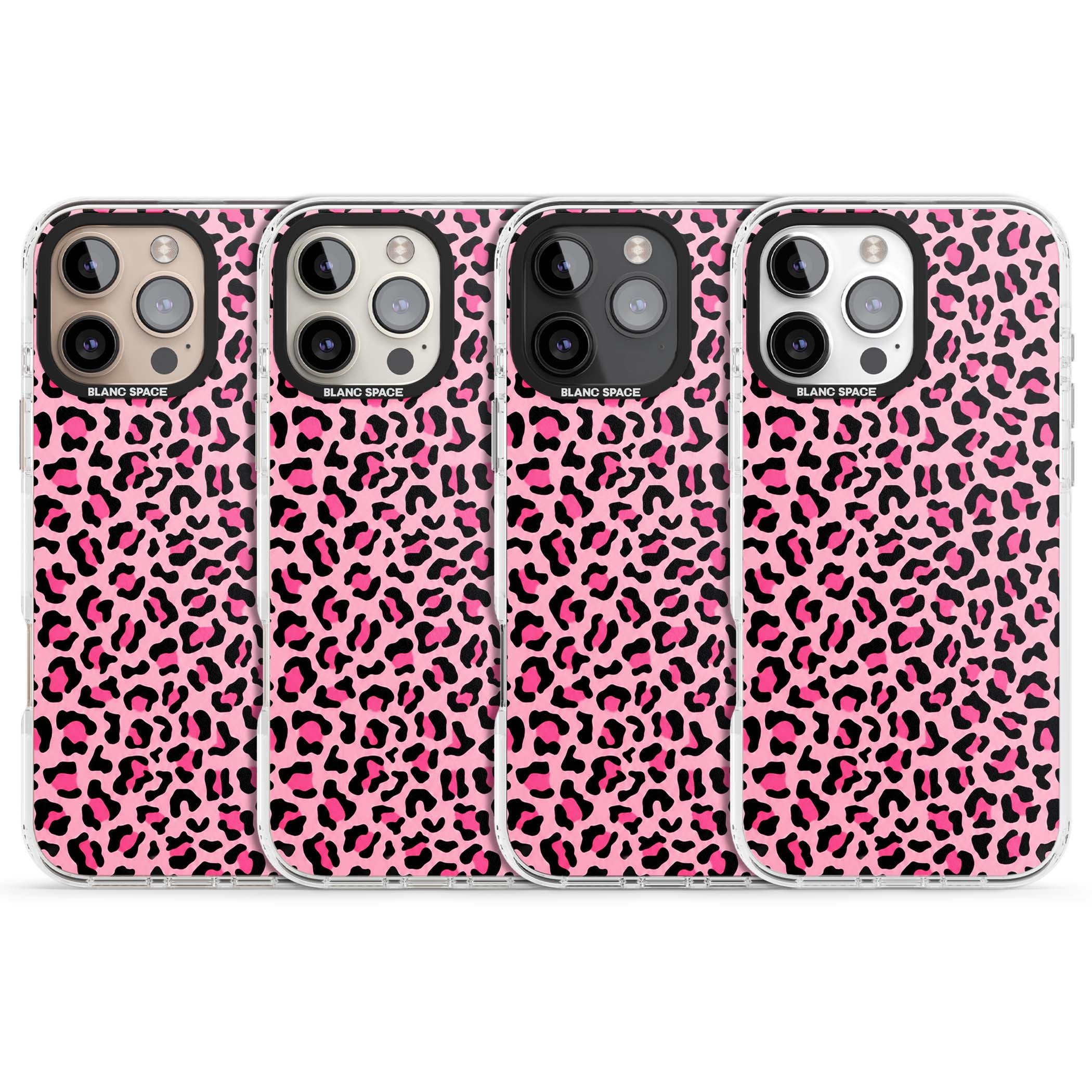 Pink Leopard baddie iPhone case | Impact Magsafe case for iPhone 16 Pro, iPhone 16 Pro Max