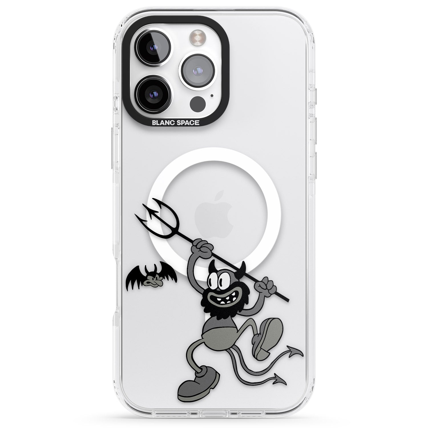iPhone 16 Pro Max Dancing Devil Black Impact Phone Case