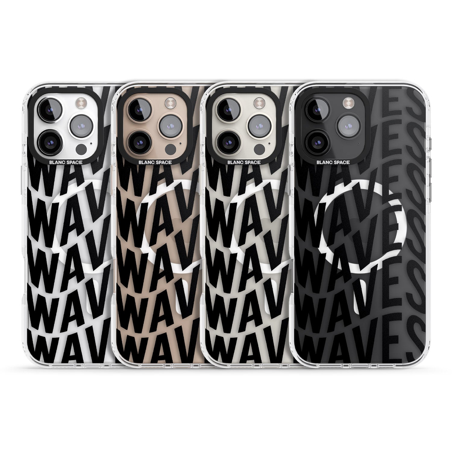 iPhone 16 Pro Max WAVES Clear Impact Phone Case + Magsafe