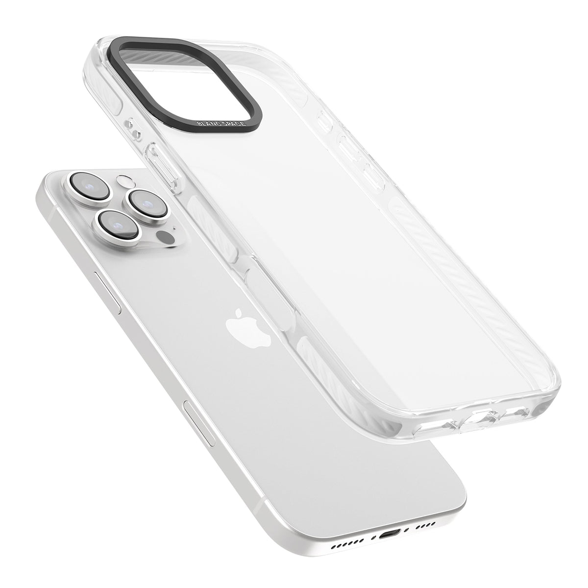 Clear Impact iPhone 16 Pro / iPhone 16 Pro Max Impact Clear Phone Case angled