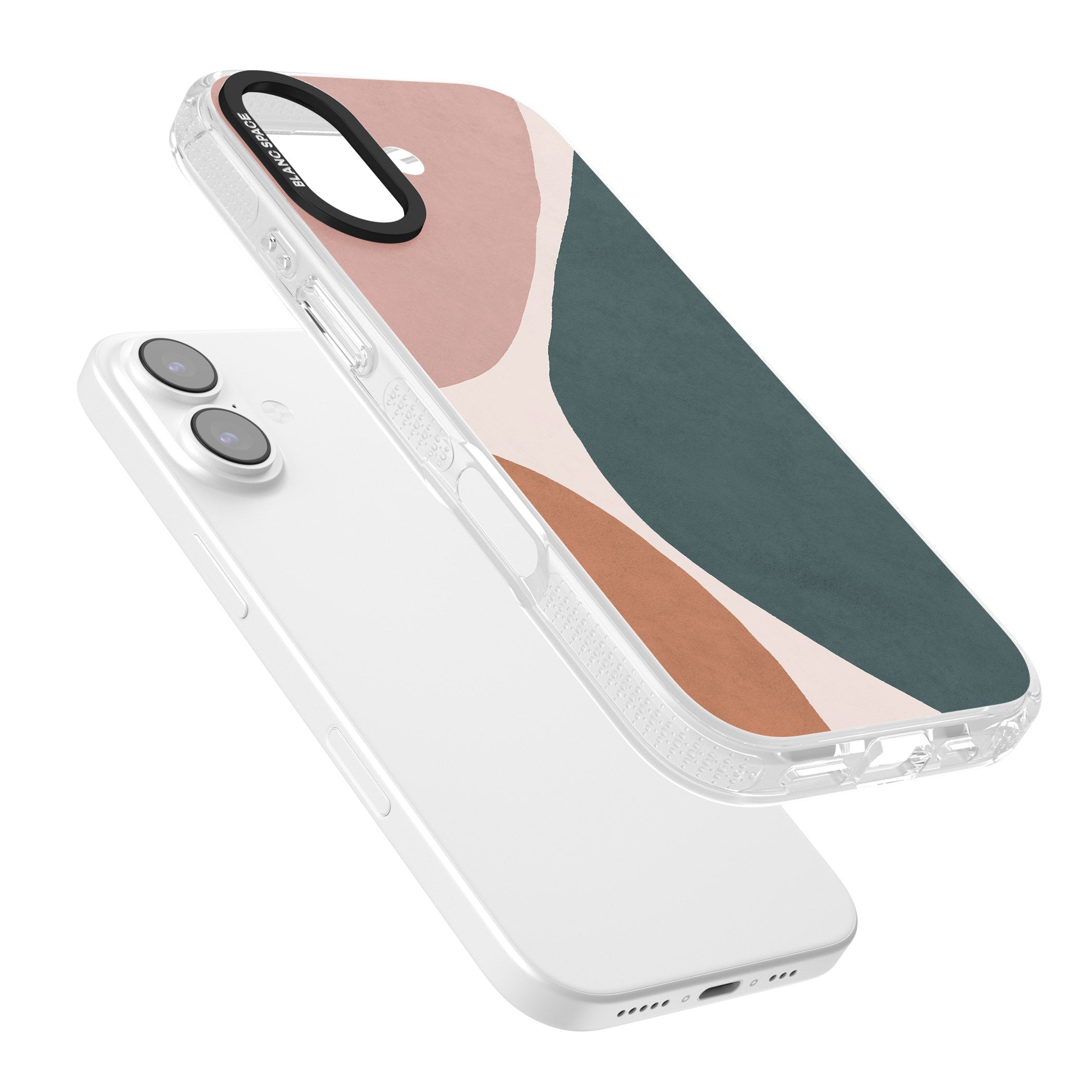 Lush Abstract Watercolour Design #8 iPhone 17 Impact Air Clear Phone Case Colours