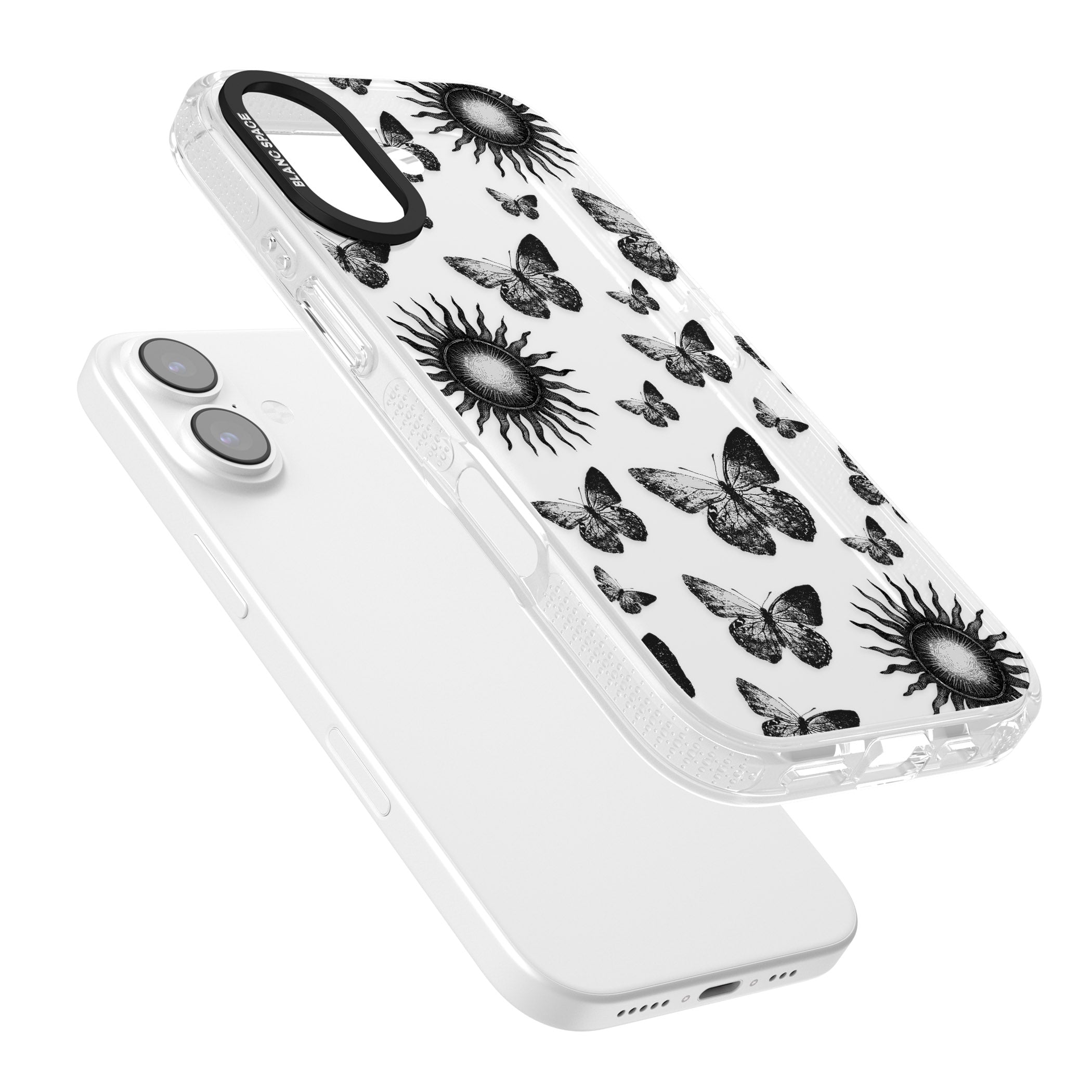 Butterflies Suns iPhone 17 Impact Air Clear Phone Case Colours