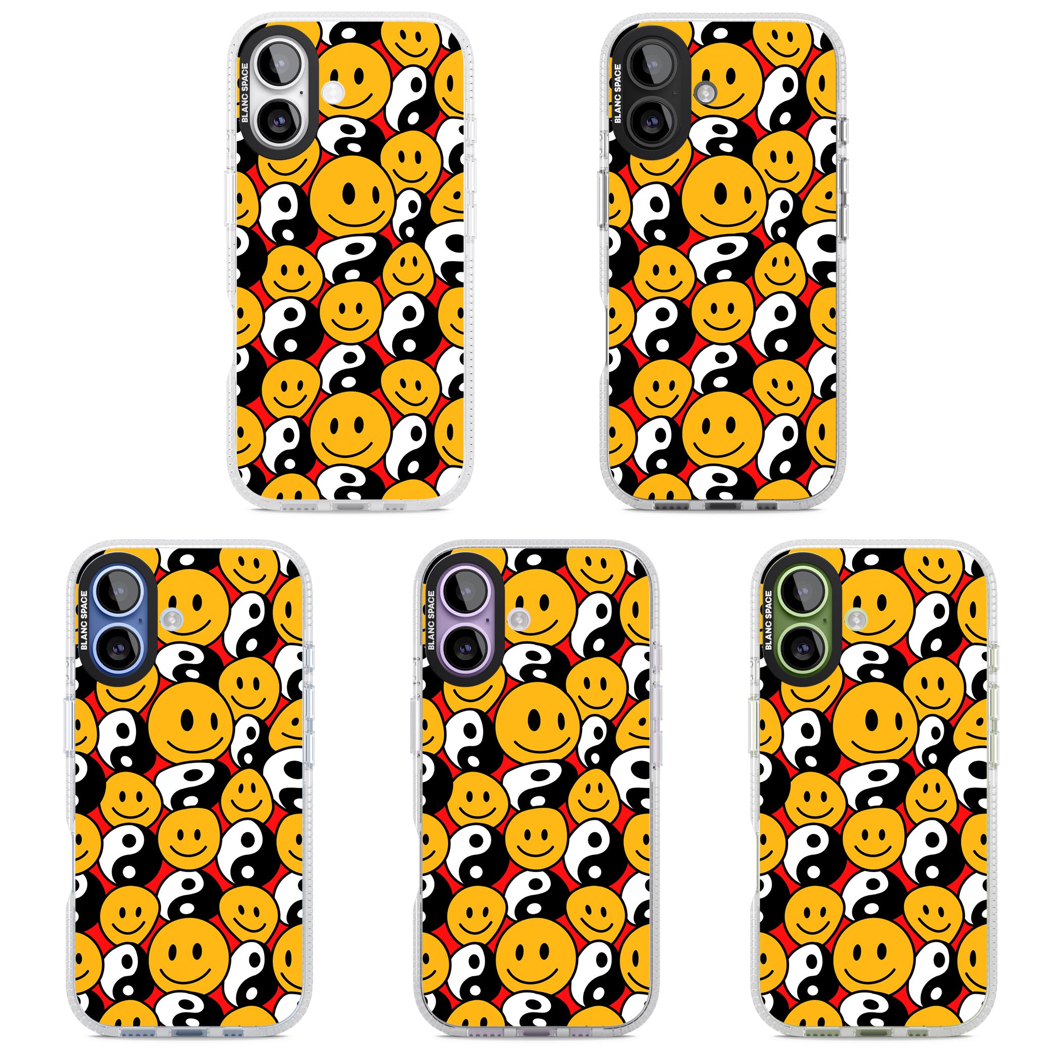 Yin Yang & Faces iPhone 17 Impact Air Clear Phone Case APT Impact Protection