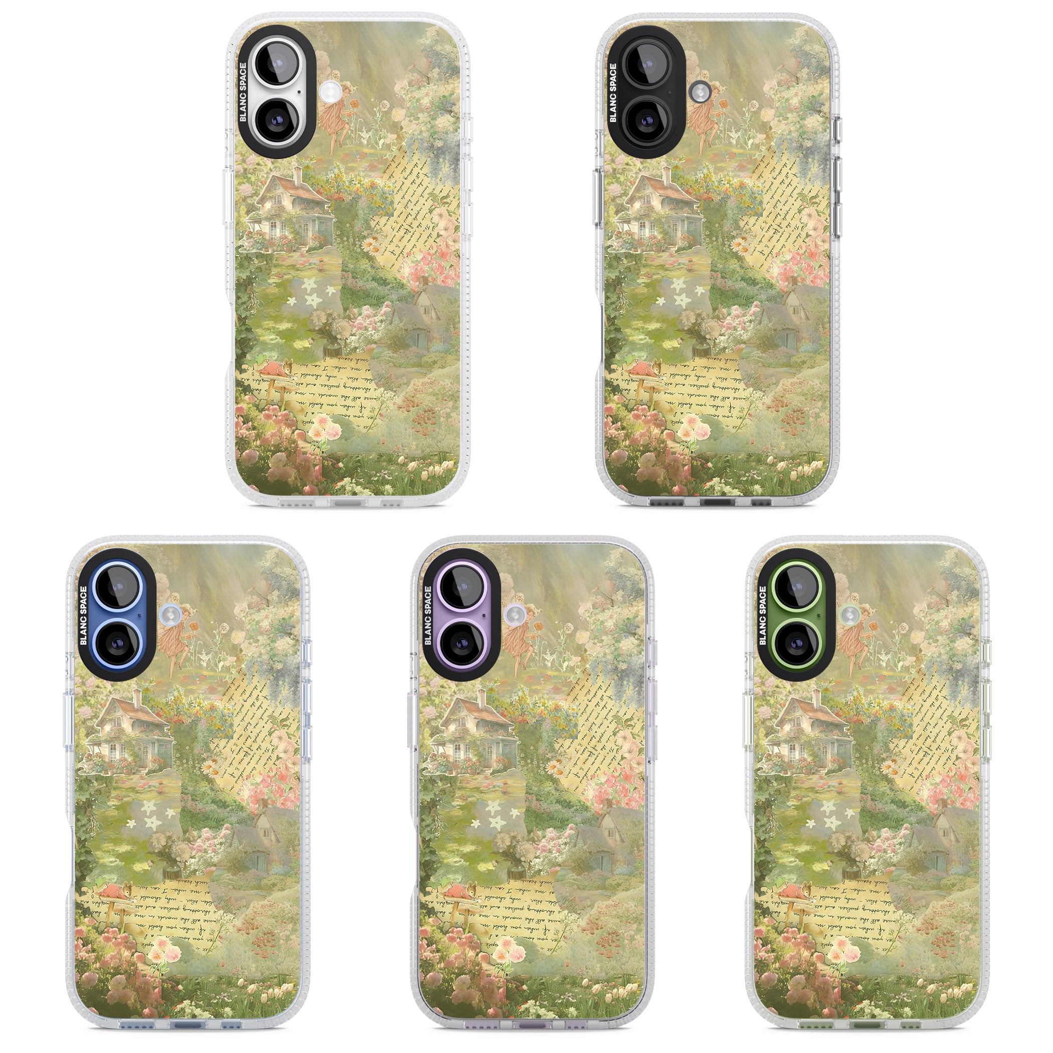 Soft Spring Collage iPhone 17 Impact Air Clear Phone Case APT Impact Protection