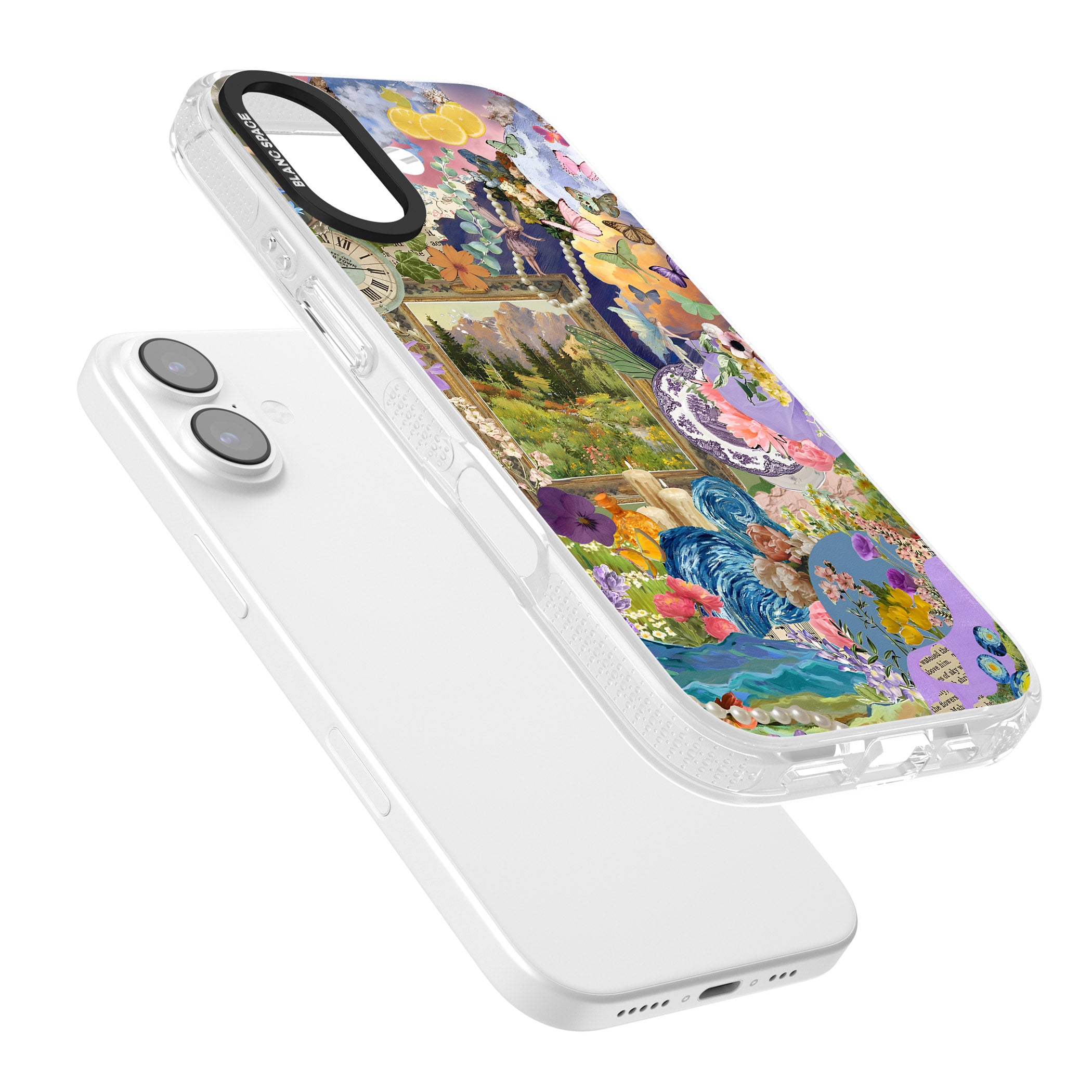 Vibrant Whimsy Collage iPhone 17 Impact Air Clear Phone Case Colours