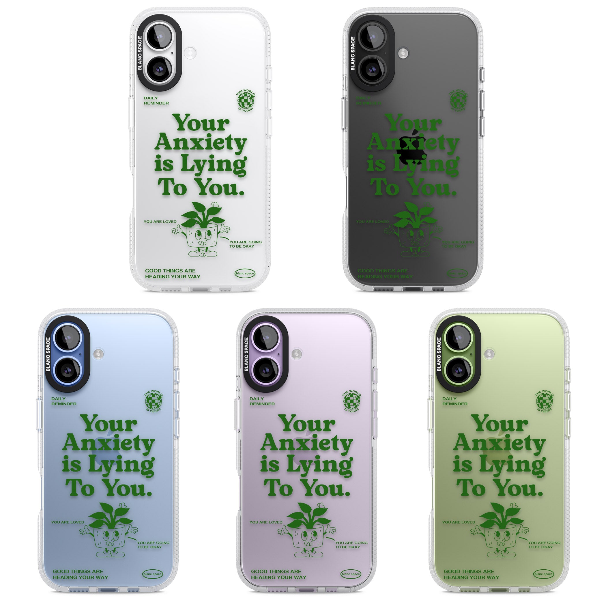 Your Anxiety Is Lying To You iPhone 17 Impact Air Clear Phone Case APT Impact Protection
