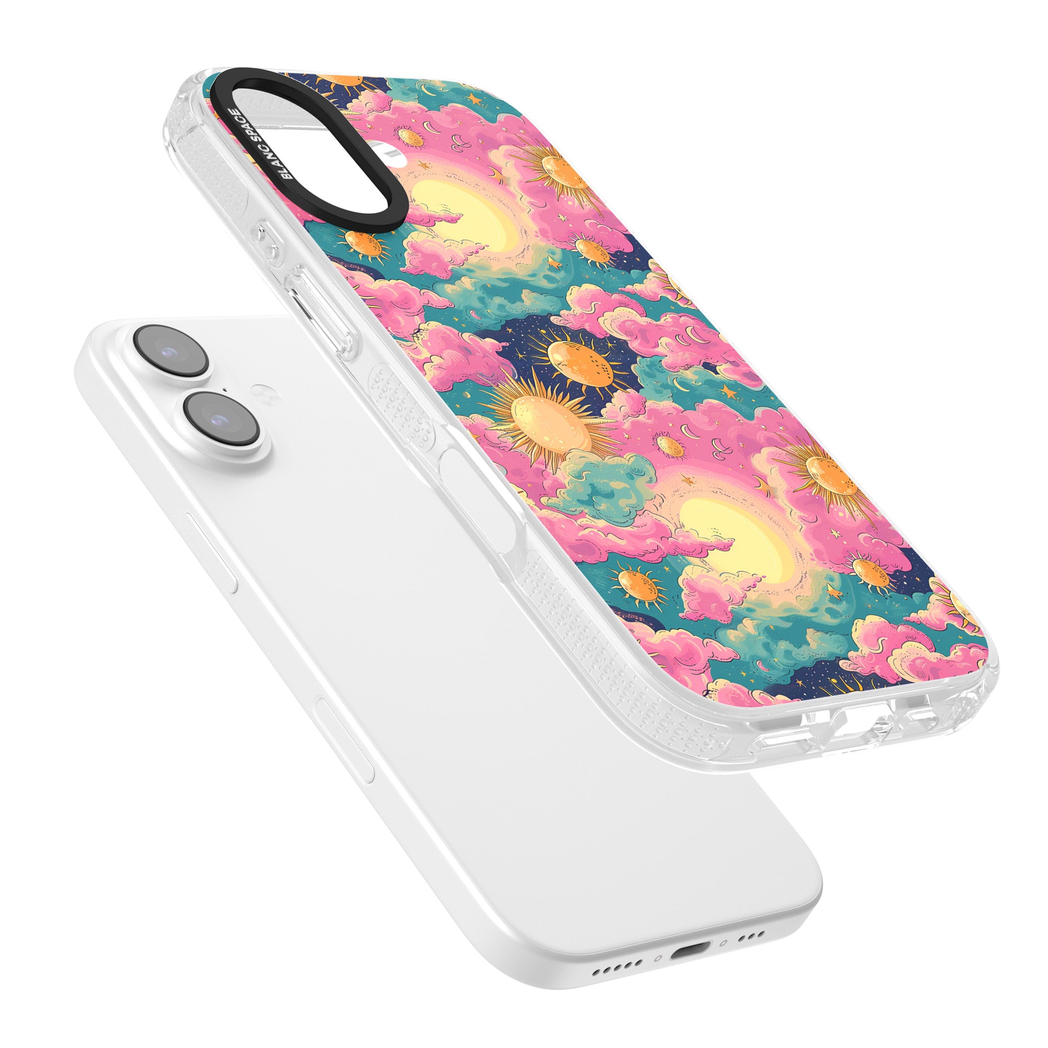 Starlight Clouds iPhone 17 Impact Air Clear Phone Case Colours
