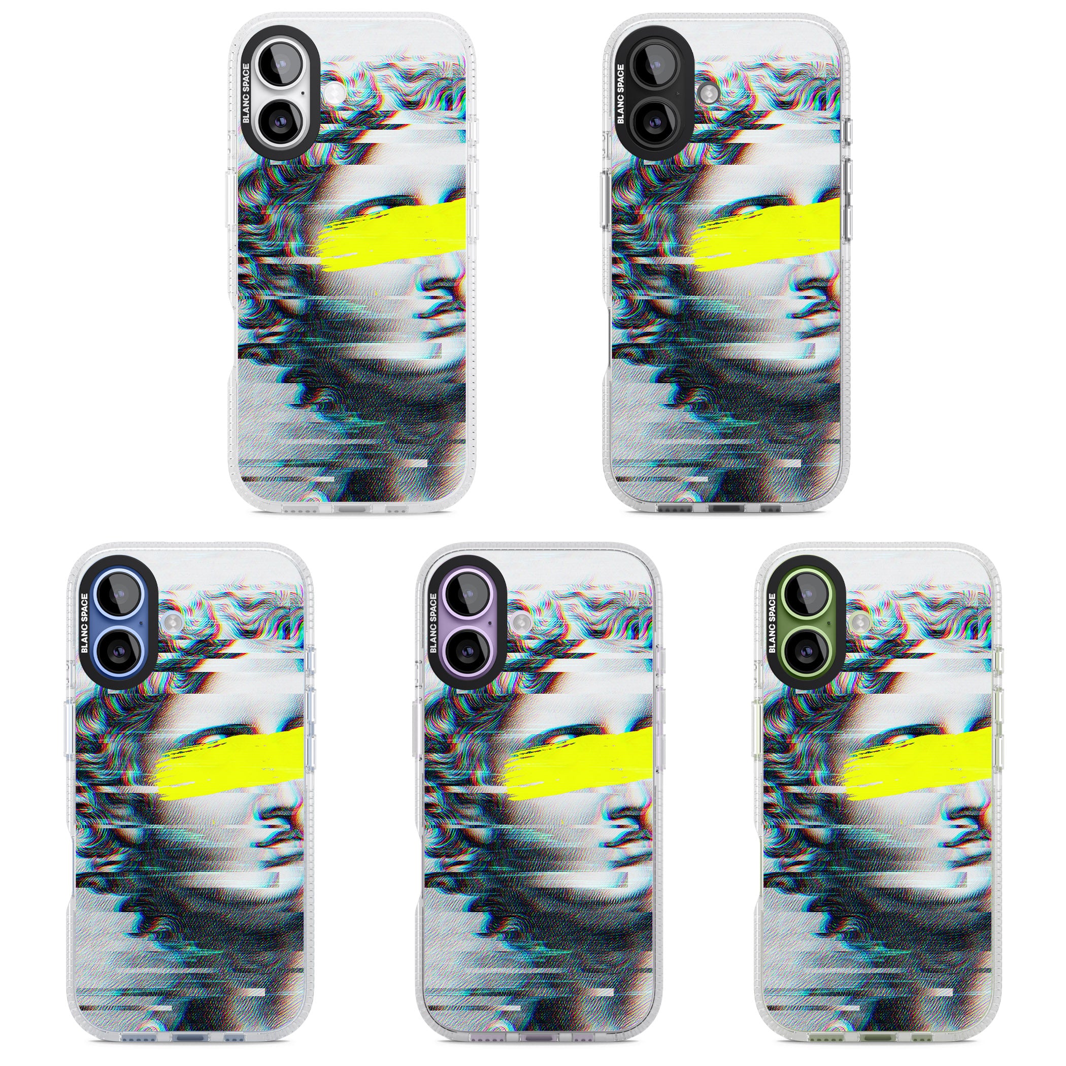 Glitched Fragment iPhone 17 Impact Air Clear Phone Case APT Impact Protection