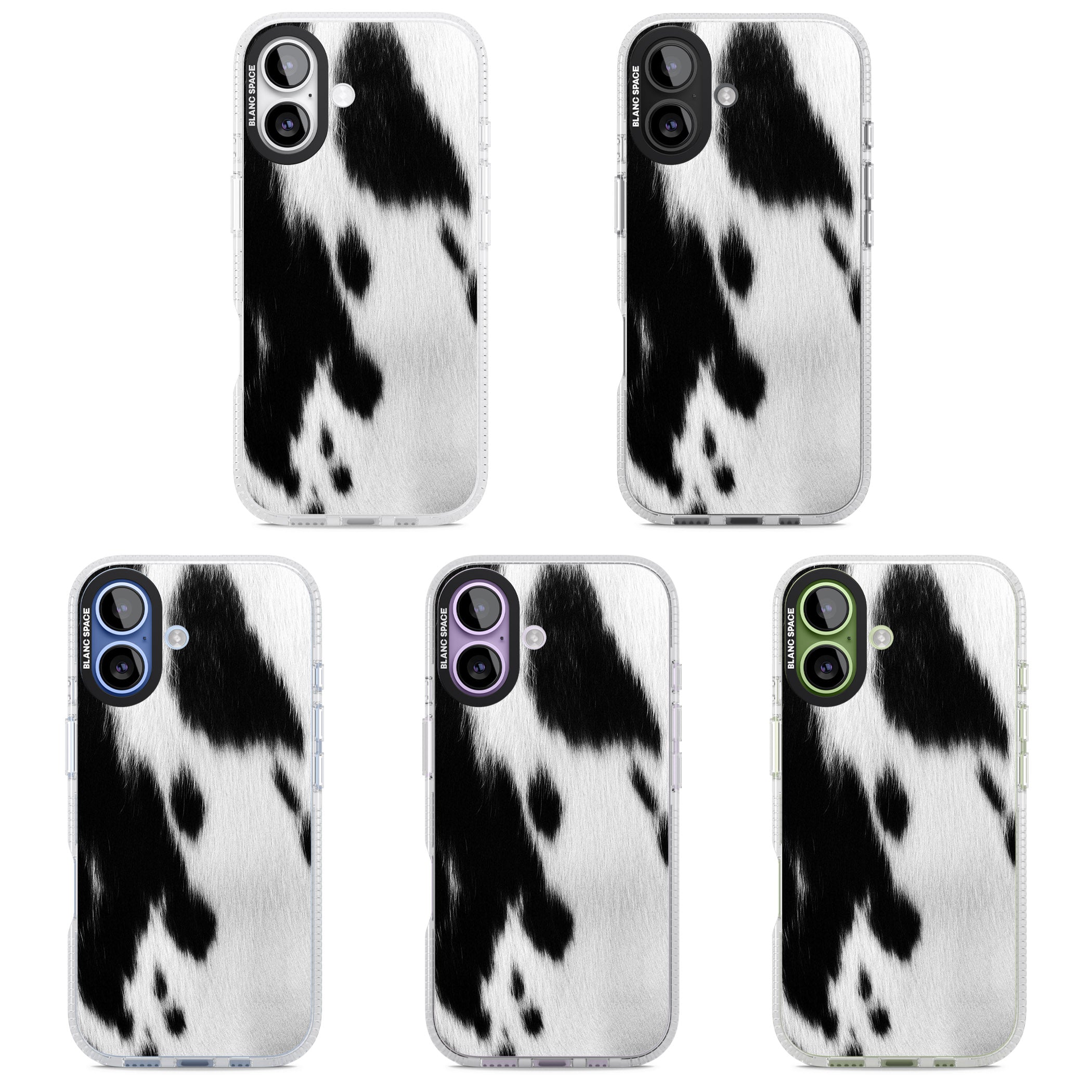 Designer Fashion Cowhide iPhone 17 Impact Air Clear Phone Case APT Impact Protection
