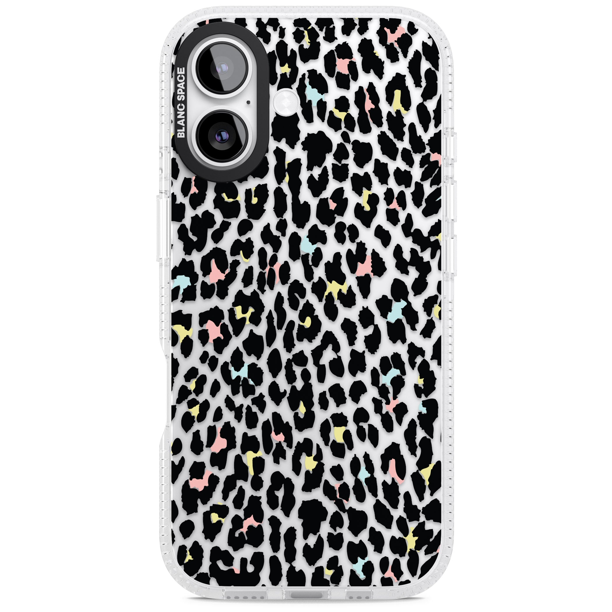 Pastel Leopard Print iPhone 17 Impact Air Clear Phone Case