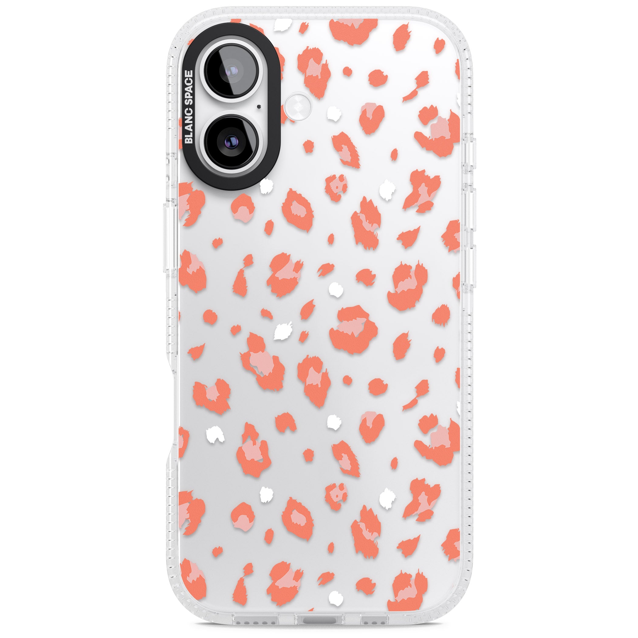 Two Colour Jaguar Transparent Animal Print iPhone 17 Impact Air Clear Phone Case
