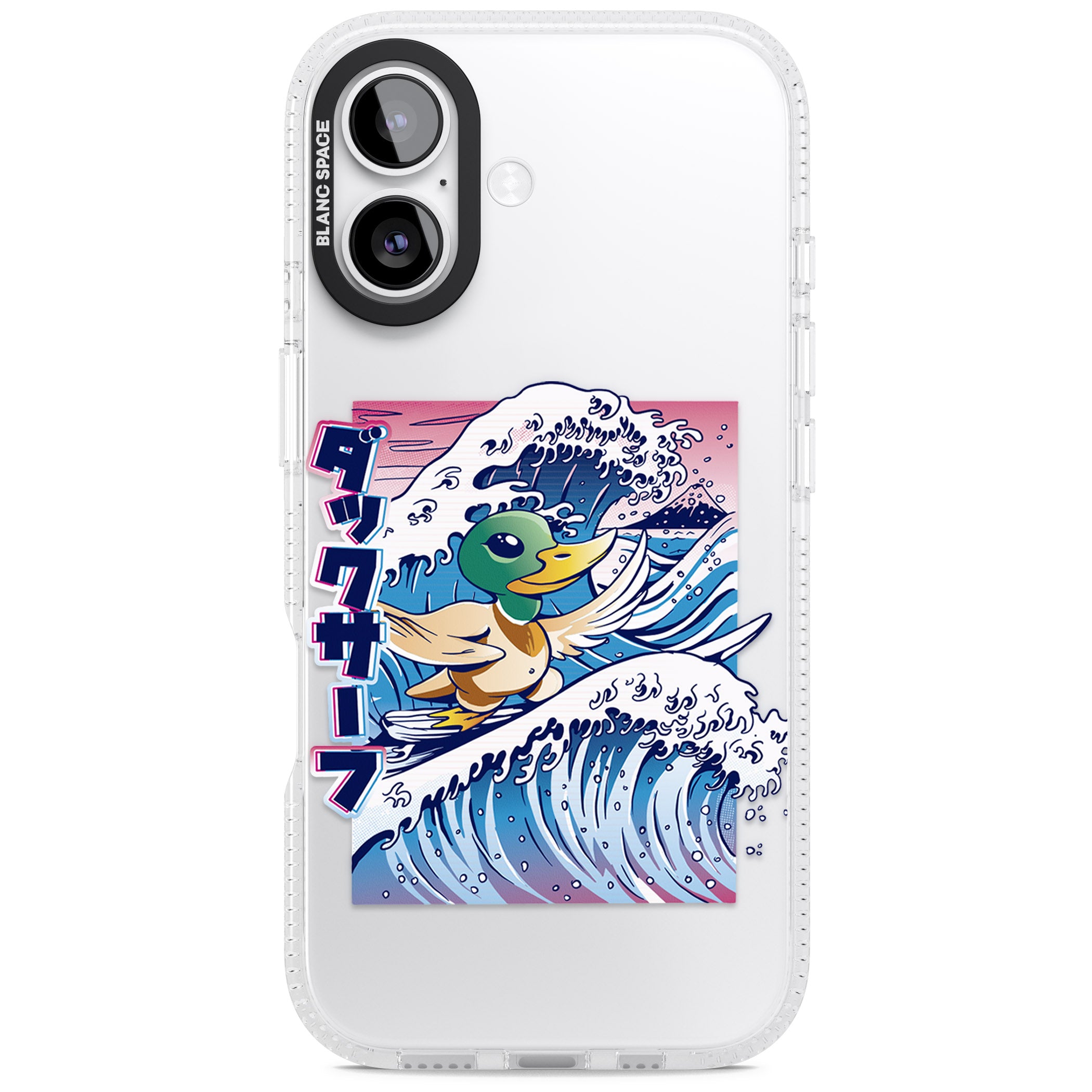 Duck Surf iPhone 17 Impact Air Clear Phone Case