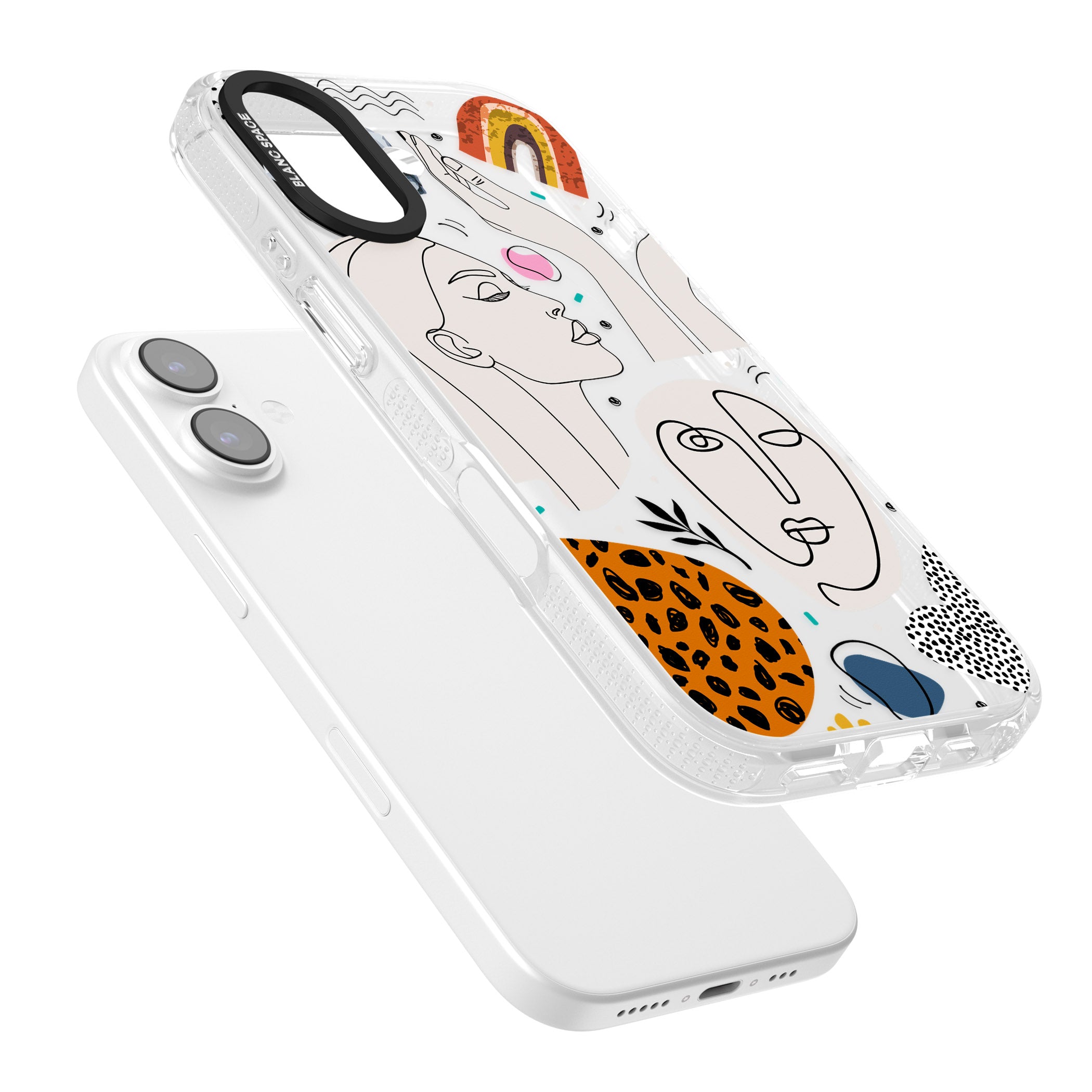 Artistic Expression Scrapbook iPhone 17 Impact Air Clear Phone Case Colours