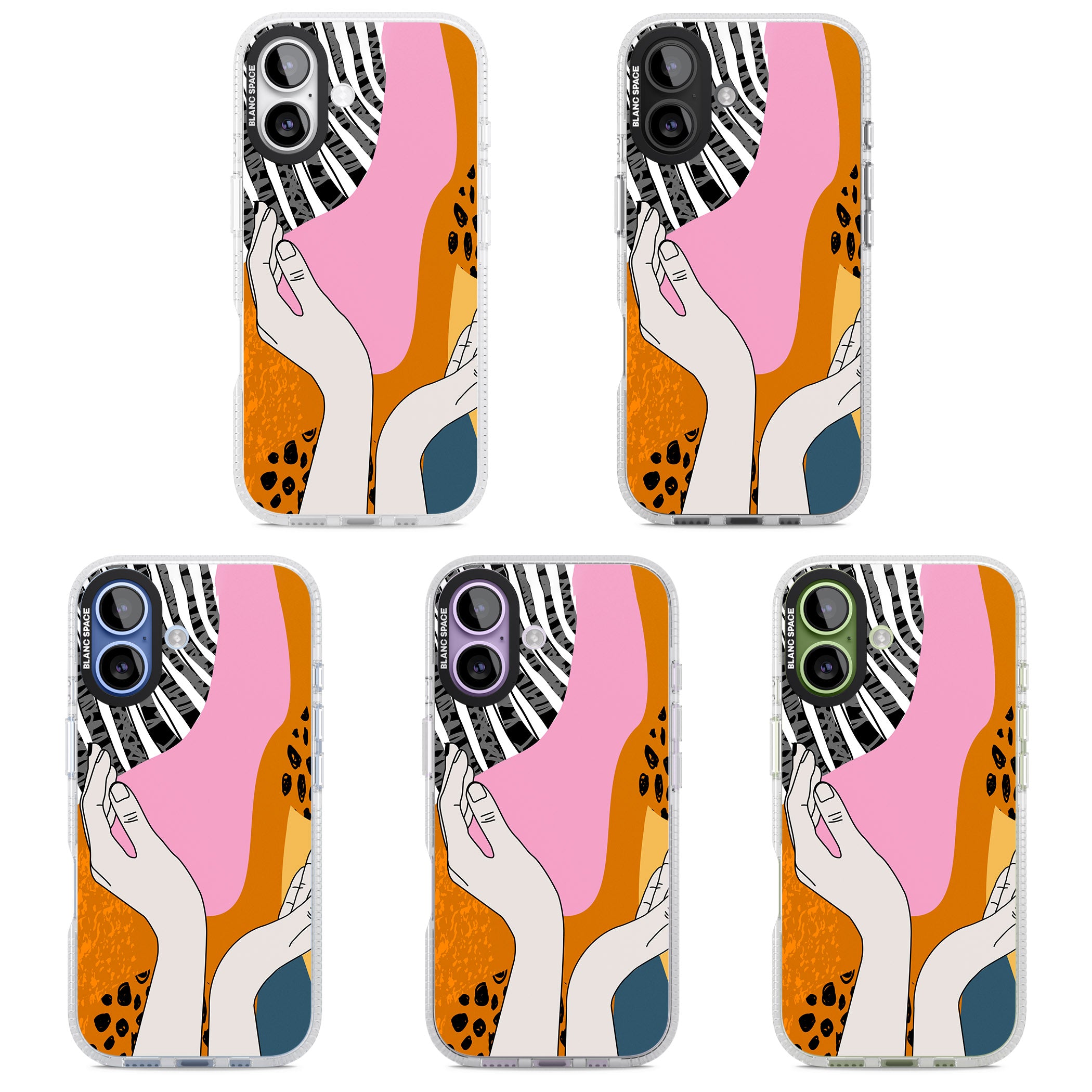 Abstract Vibes iPhone 17 Impact Air Clear Phone Case APT Impact Protection