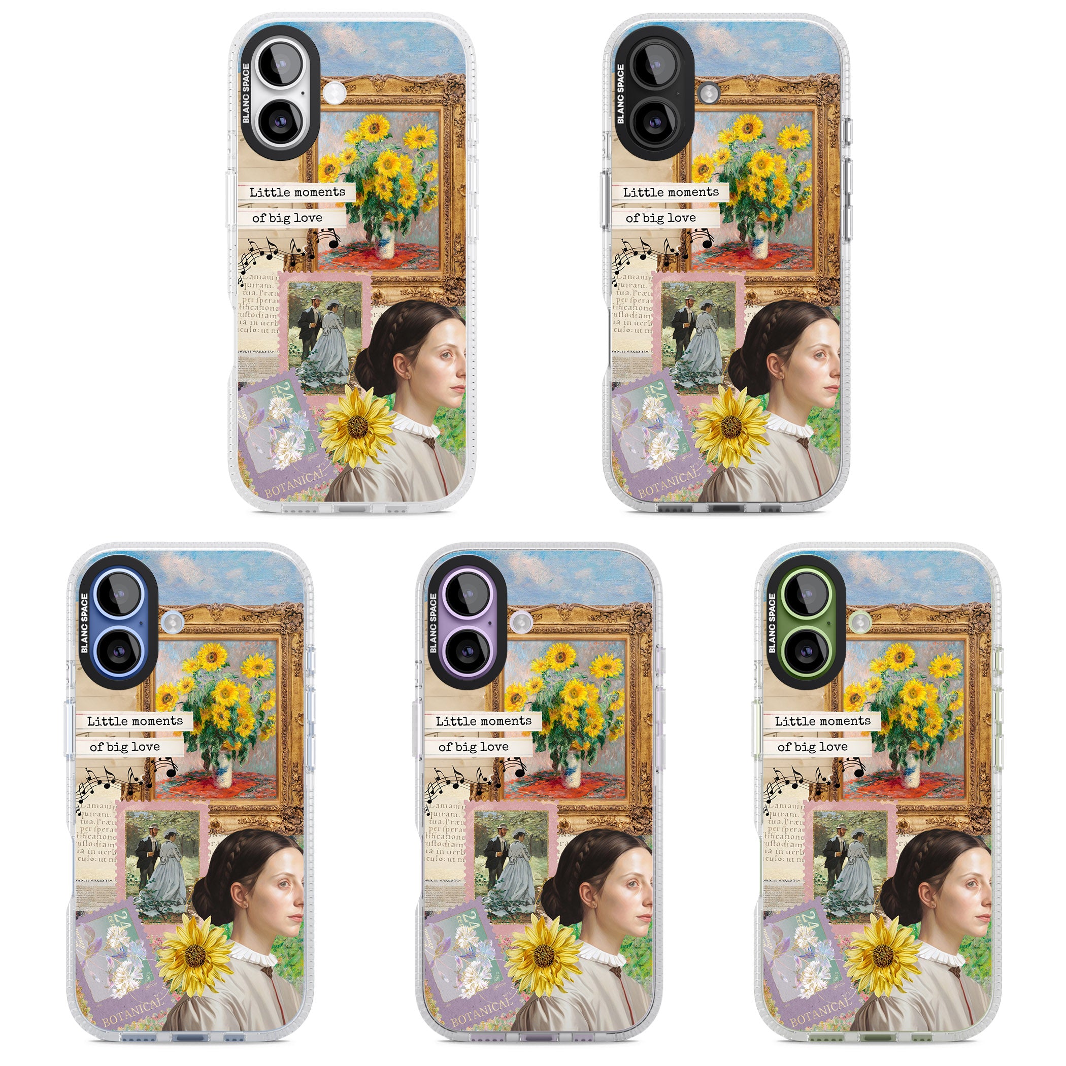 Monet 'Little Moments' Collage iPhone 17 Impact Air Clear Phone Case APT Impact Protection
