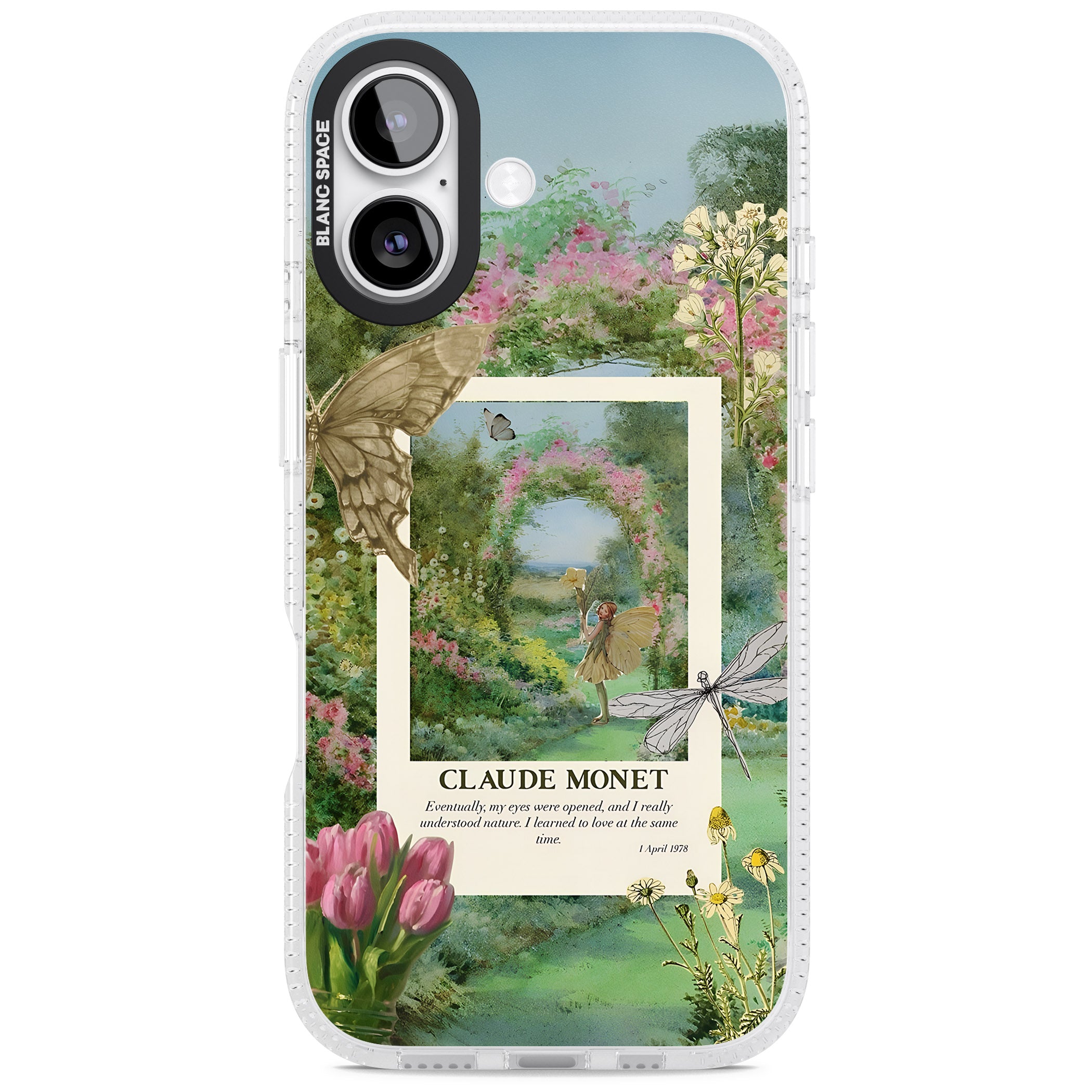 Monet Fairy Garden iPhone 17 Impact Air Clear Phone Case