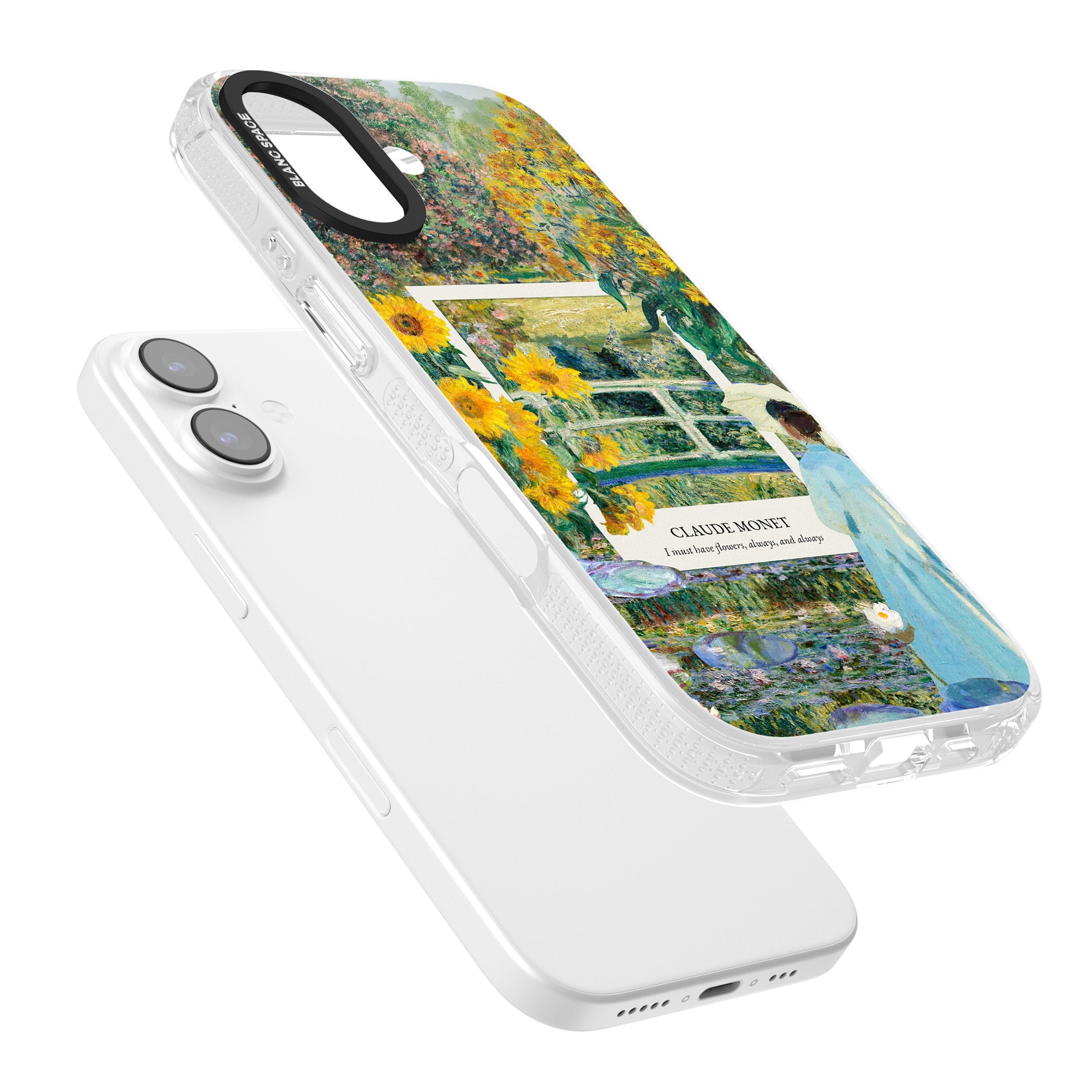 Monet Garden Bridge iPhone 17 Impact Air Clear Phone Case Colours