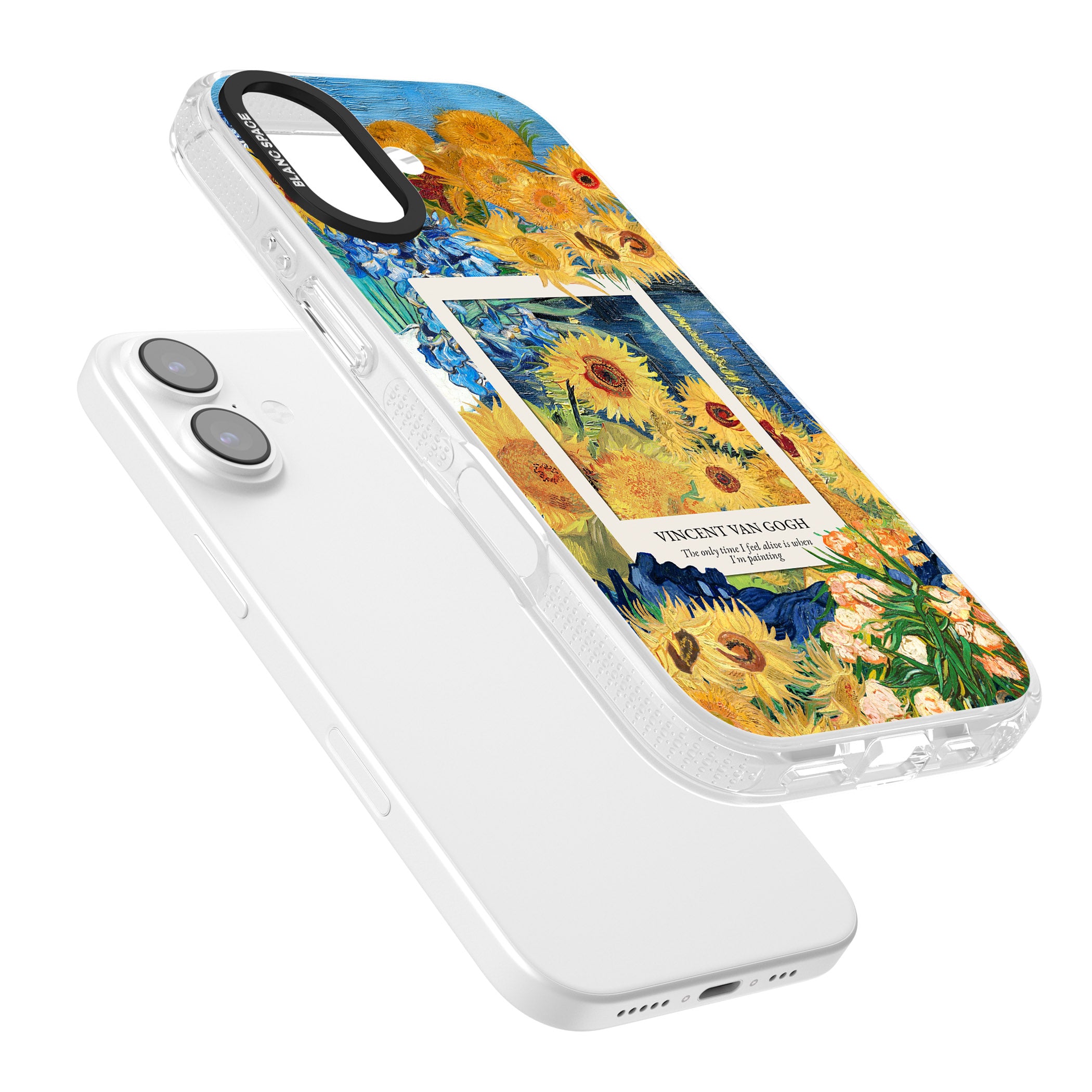 Van Gogh Sunflowers iPhone 17 Impact Air Clear Phone Case Colours