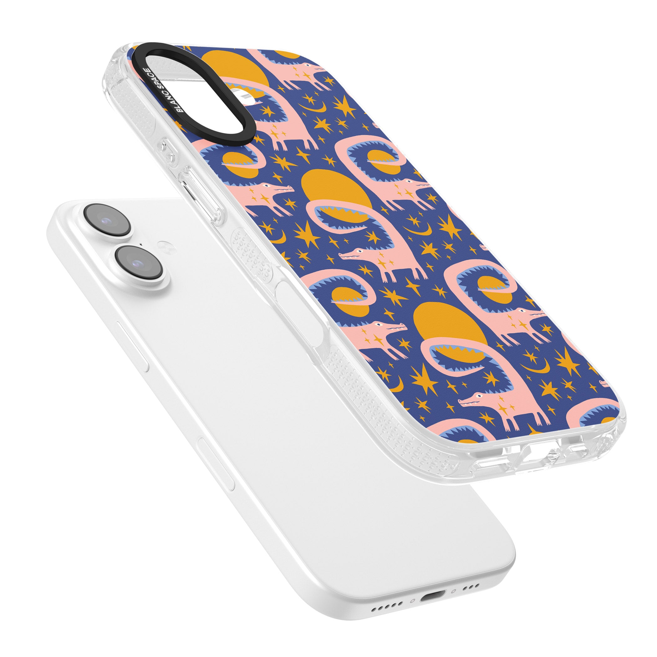 Sun Croc Pattern iPhone 17 Impact Air Clear Phone Case Colours