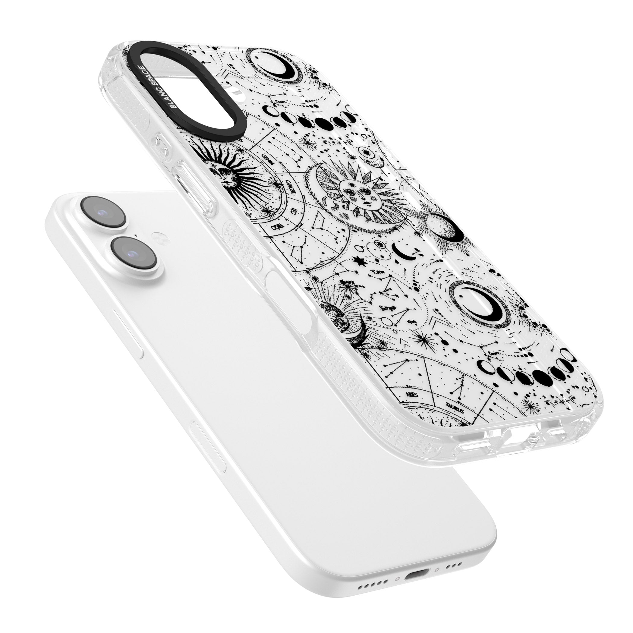 Celestial Zodiac iPhone 17 Impact Air Clear Phone Case Colours