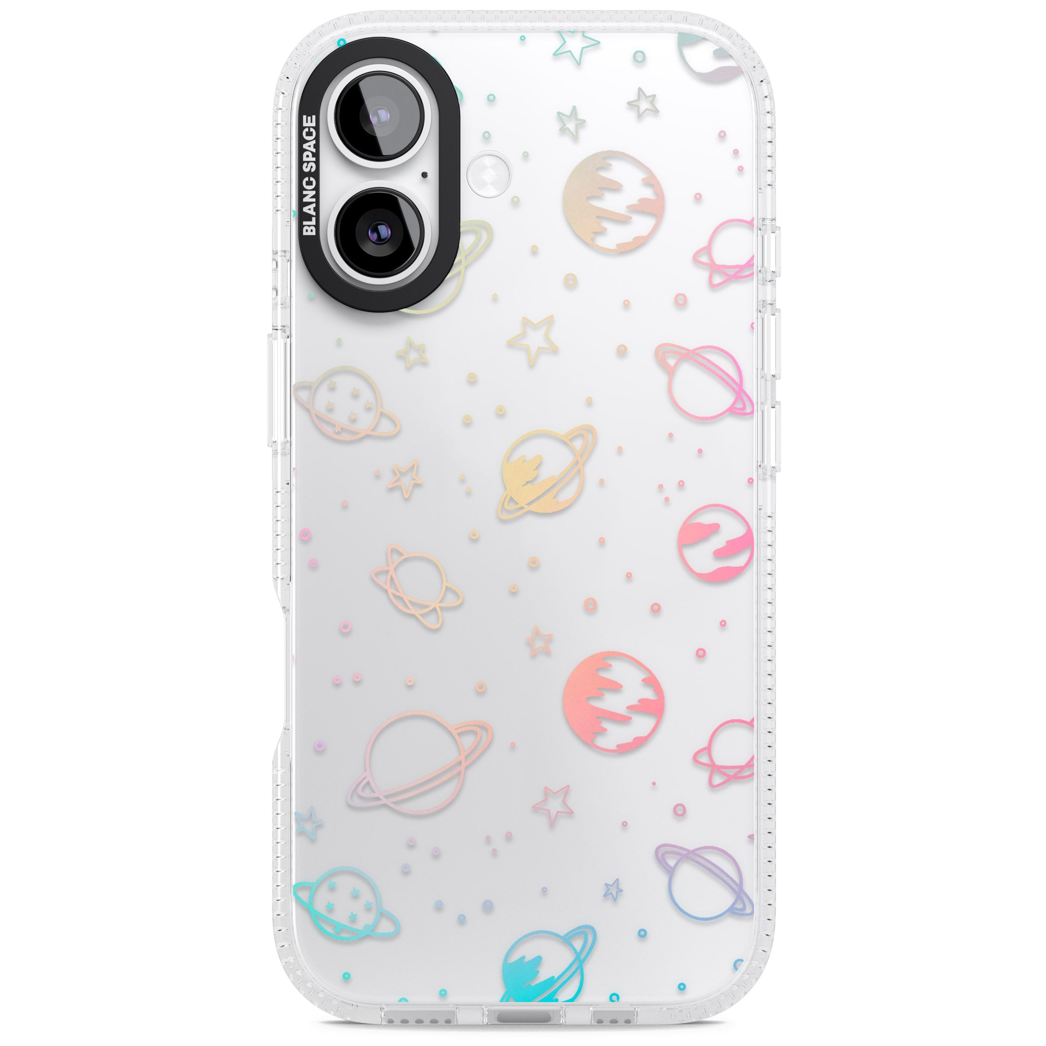 Pastel Space Universe iPhone 17 Impact Air Clear Phone Case