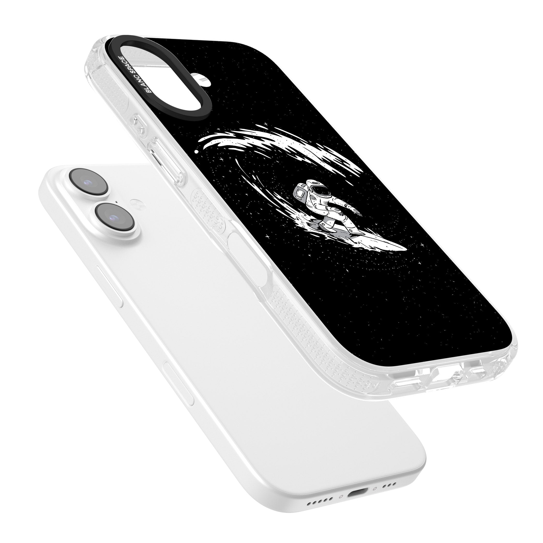 Cosmic Surf iPhone 17 Impact Air Clear Phone Case Colours