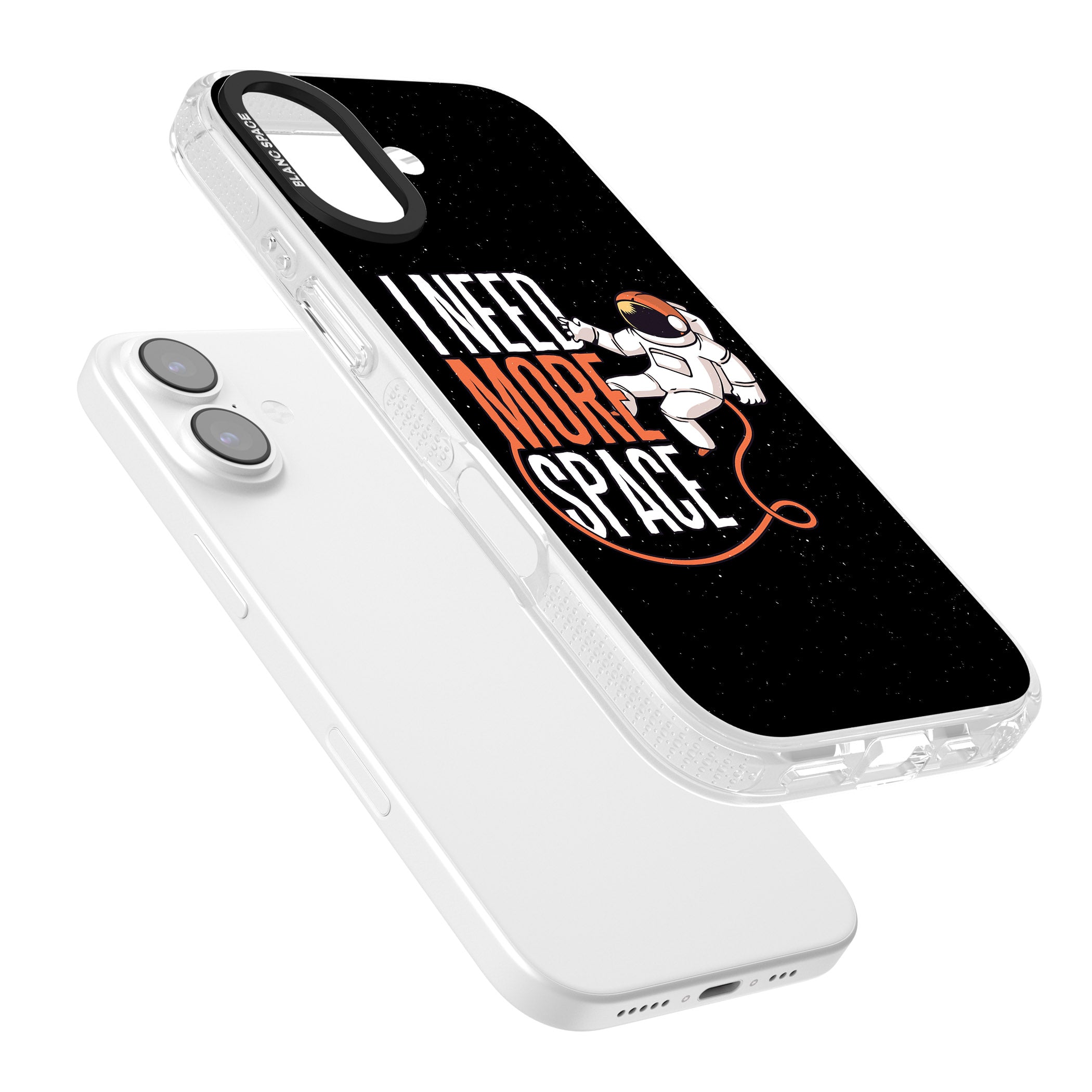 I Need More Space iPhone 17 Impact Air Clear Phone Case Colours