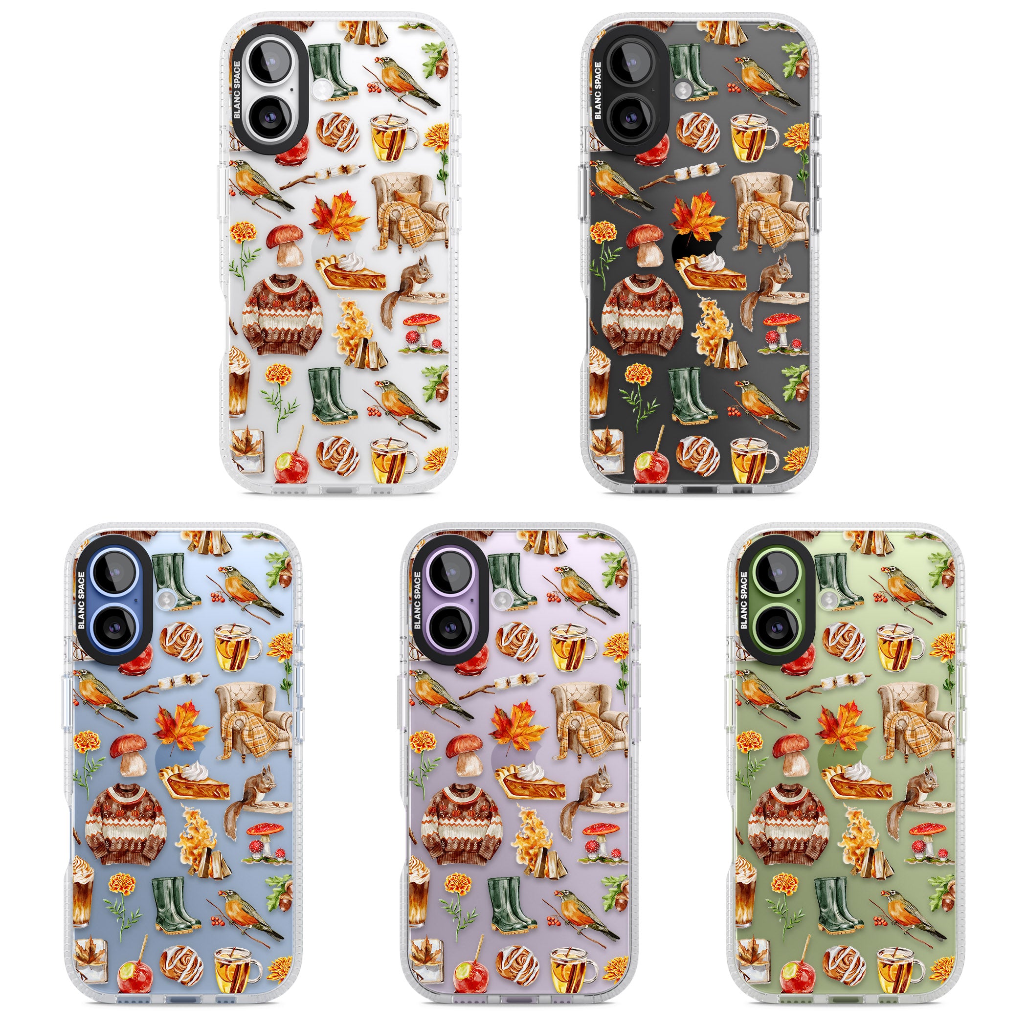 Cozy Autumn Aesthetic iPhone 17 Impact Air Clear Phone Case APT Impact Protection