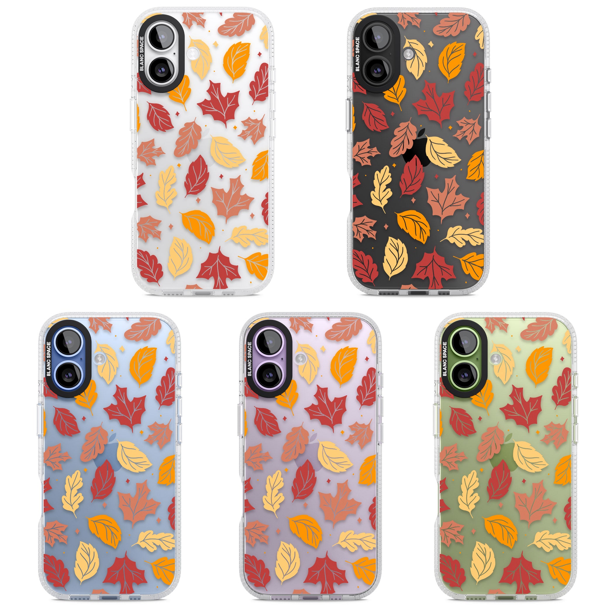 Autumn Leaves iPhone 17 Impact Air Clear Phone Case APT Impact Protection