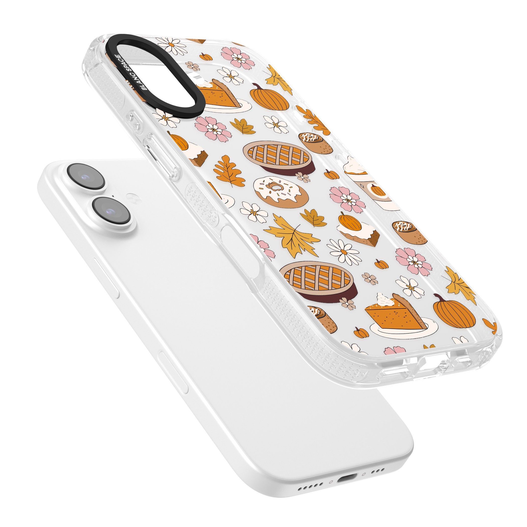 Pumpkin Pie Autumn Treats iPhone 17 Impact Air Clear Phone Case Colours