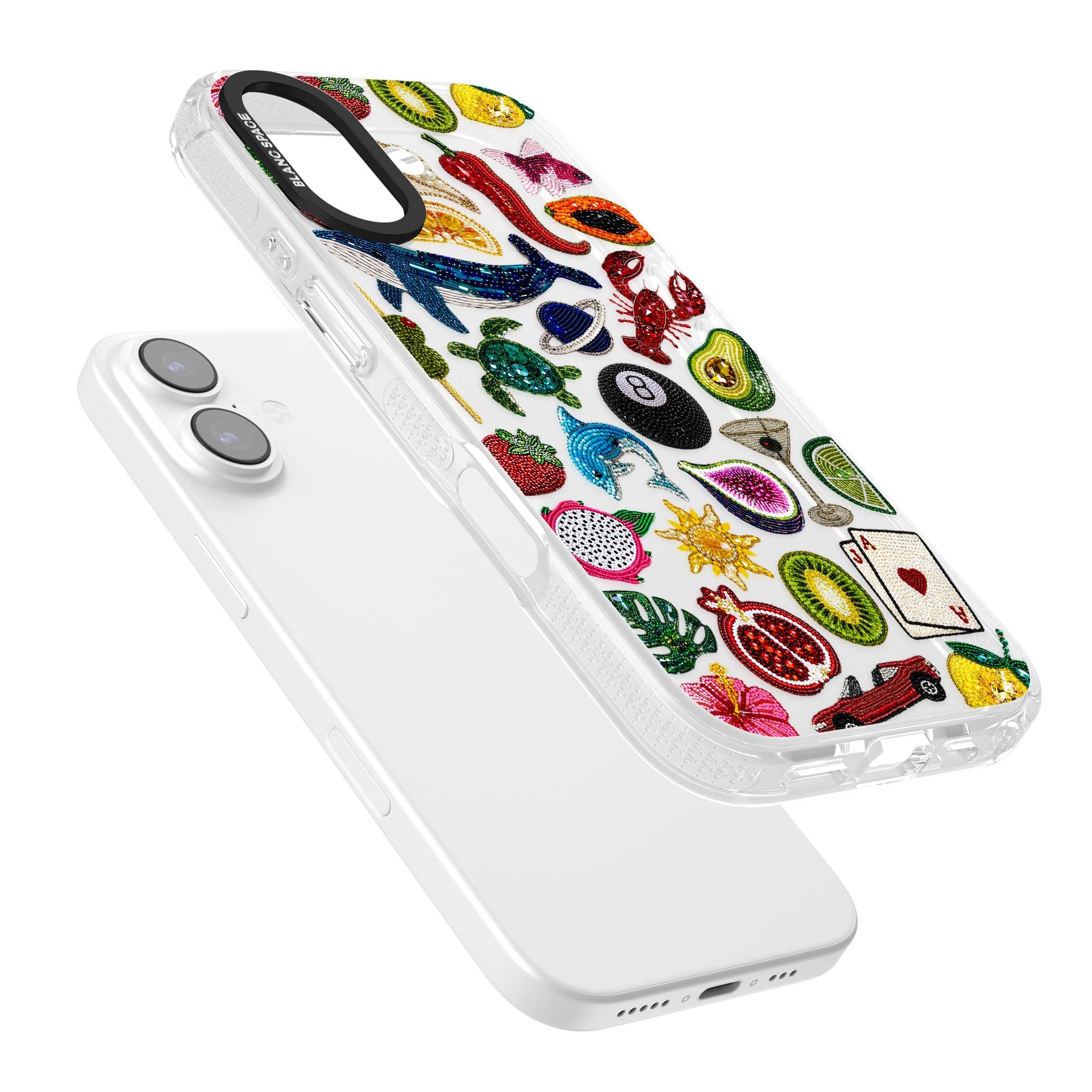 Beaded Mix cute iPhone case | Clear Case Impact Air case for iPhone 17