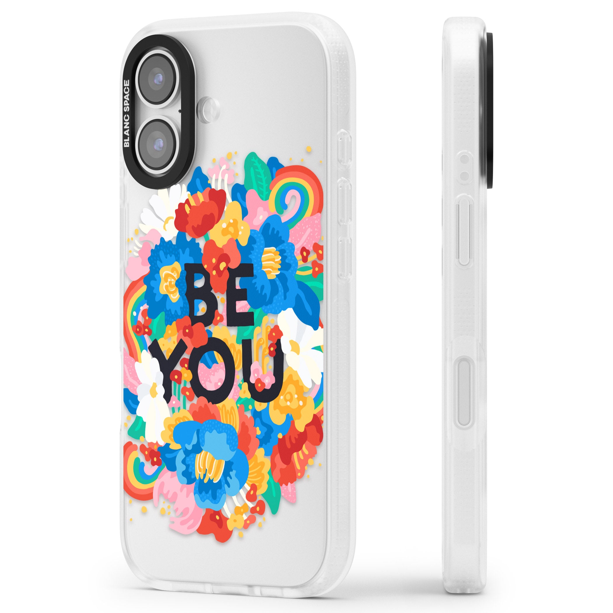 Be You iPhone 17 Impact Air Clear Phone Case Side Profile