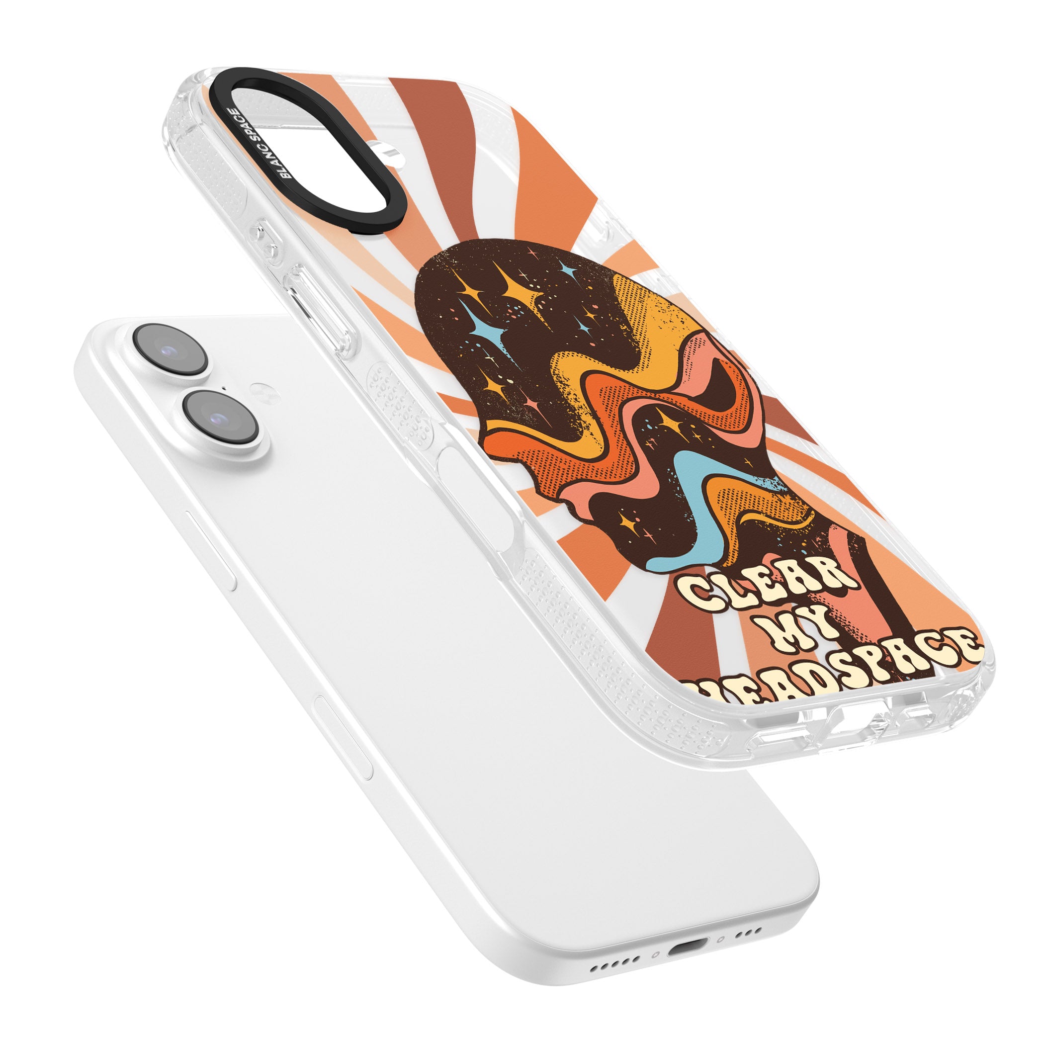 Clear My Headspace iPhone 17 Impact Air Clear Phone Case Colours