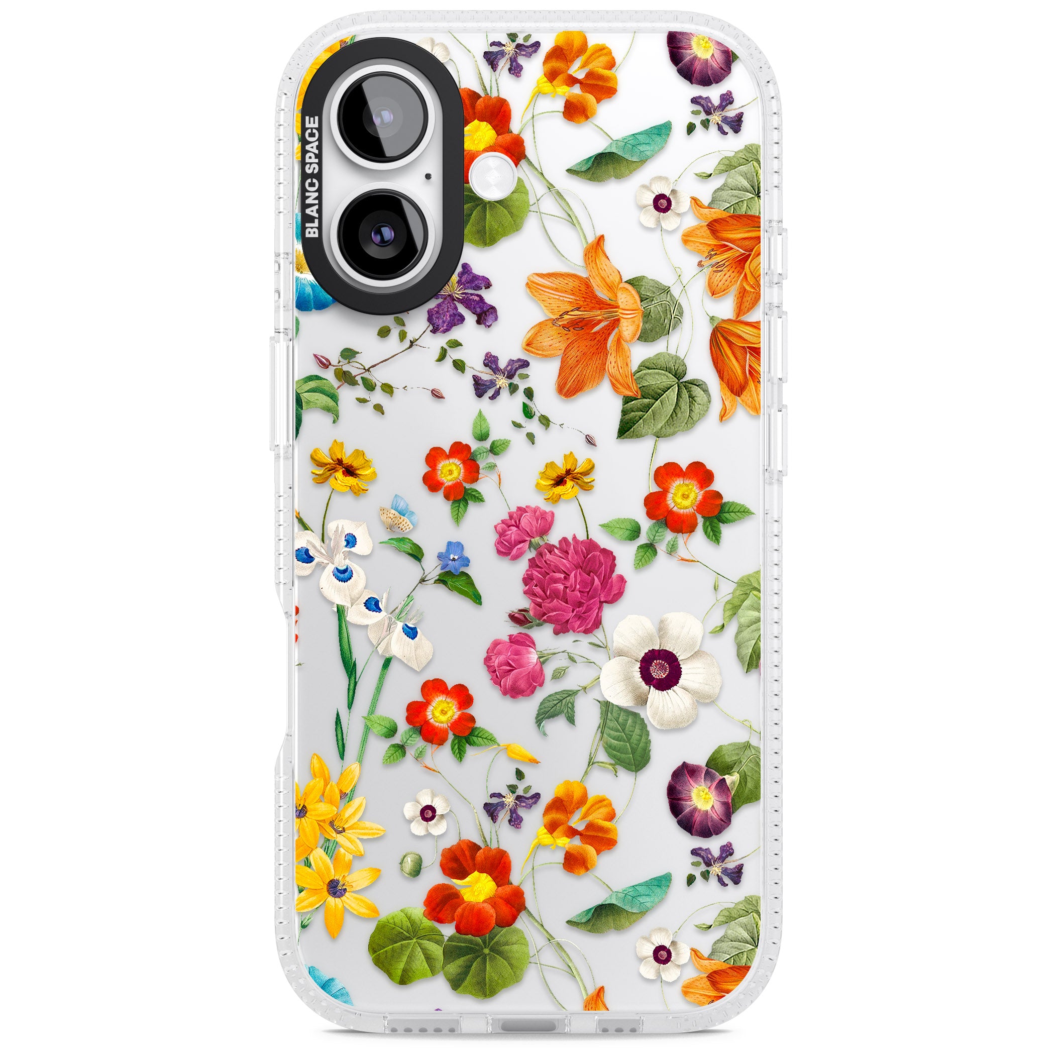 Whimsical Wildflowers iPhone 17 Impact Air Clear Phone Case